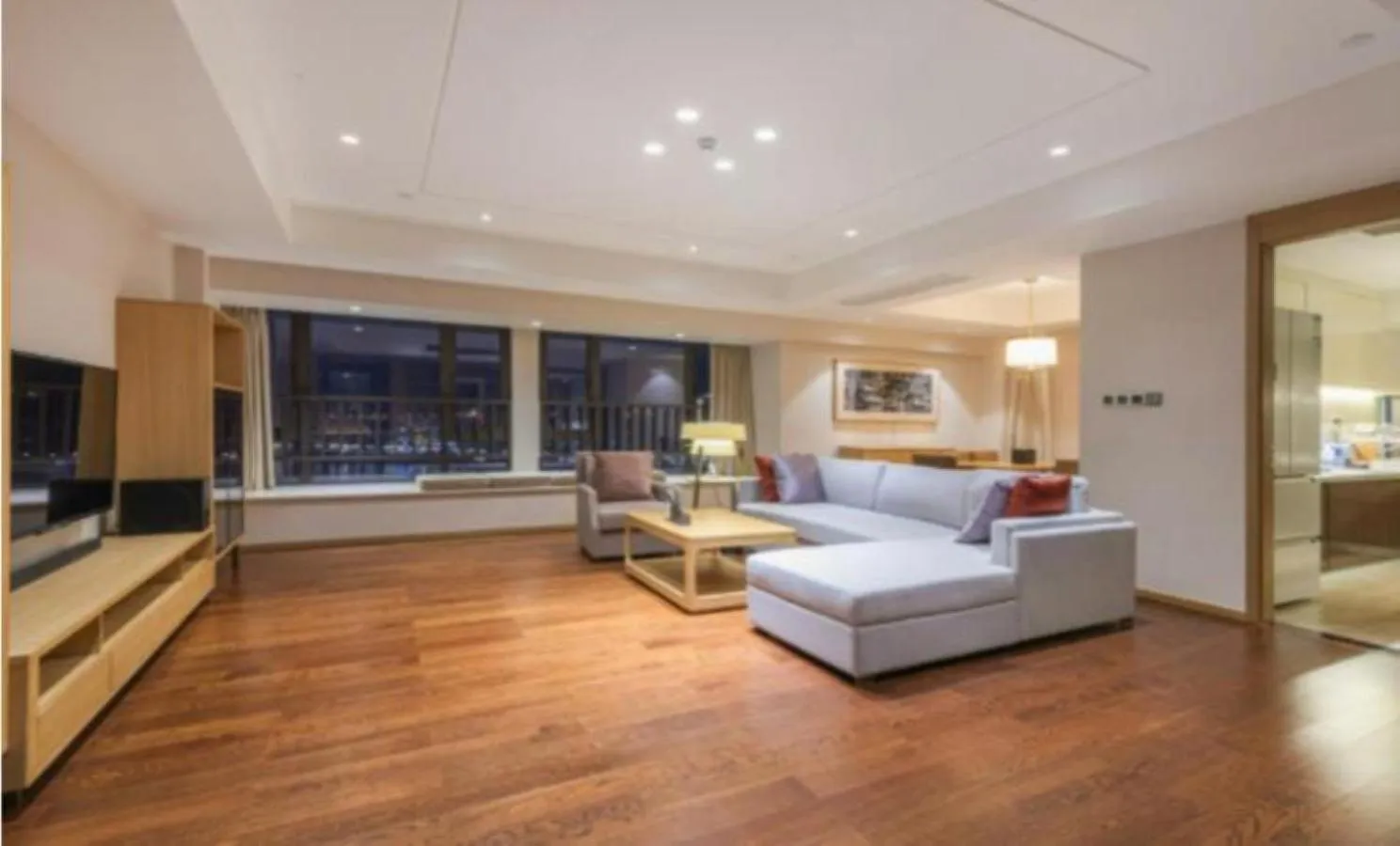 Living room, Bed in Somerset Yangtze River Chongqing