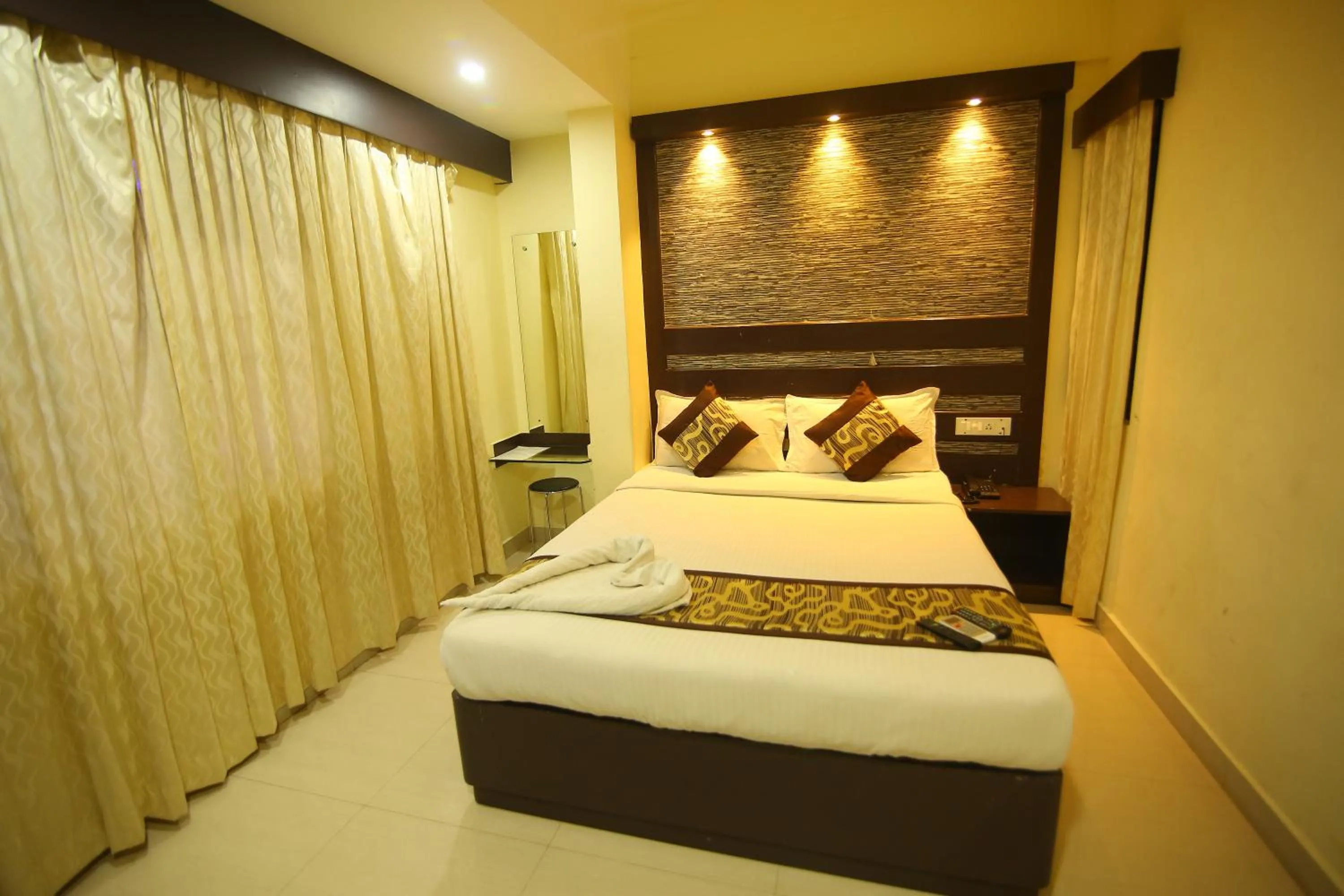 Bed in Hotel White Mount