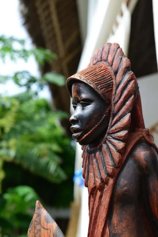 Decorative detail in Rafiki Village