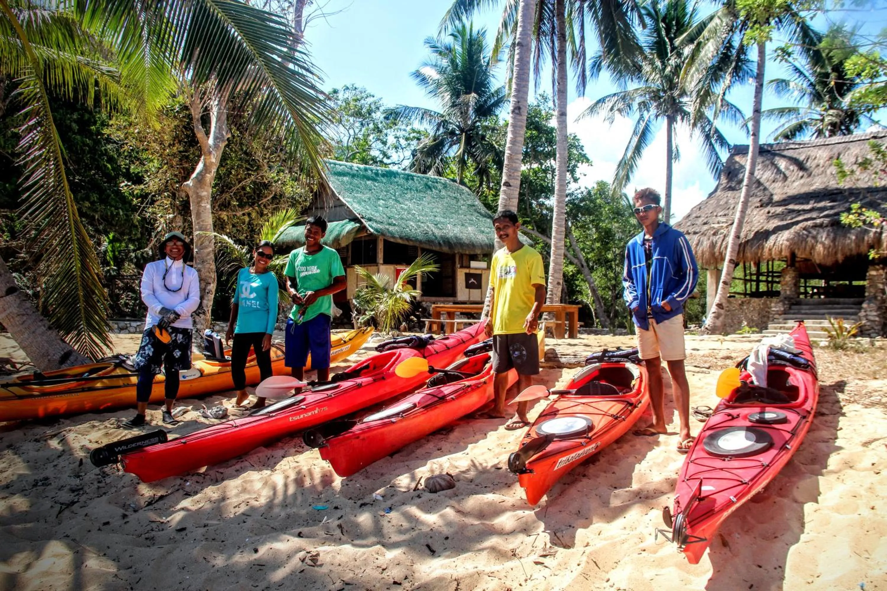 Canoeing in Palawan SandCastles