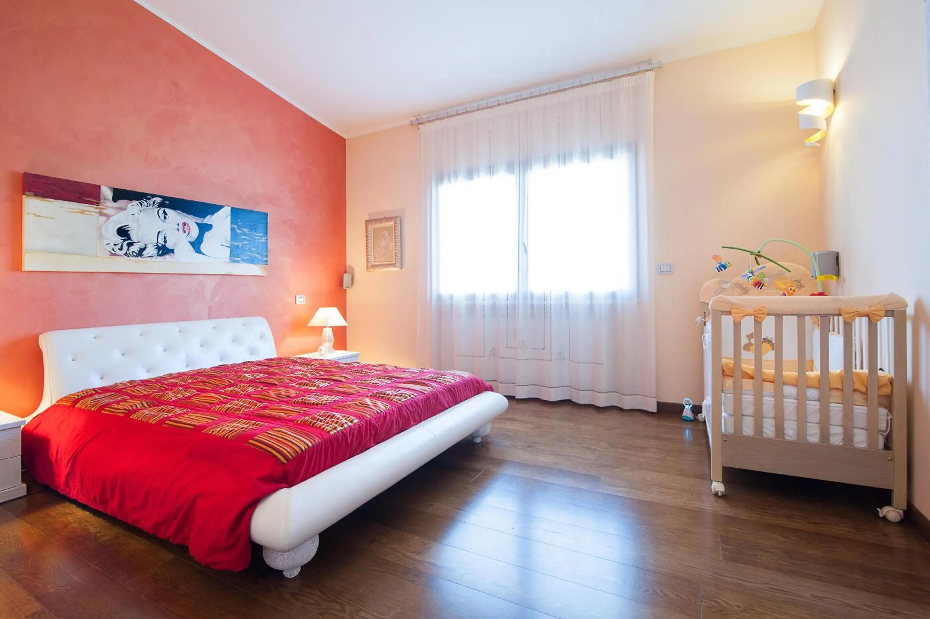 Bed in meadow luxury villa