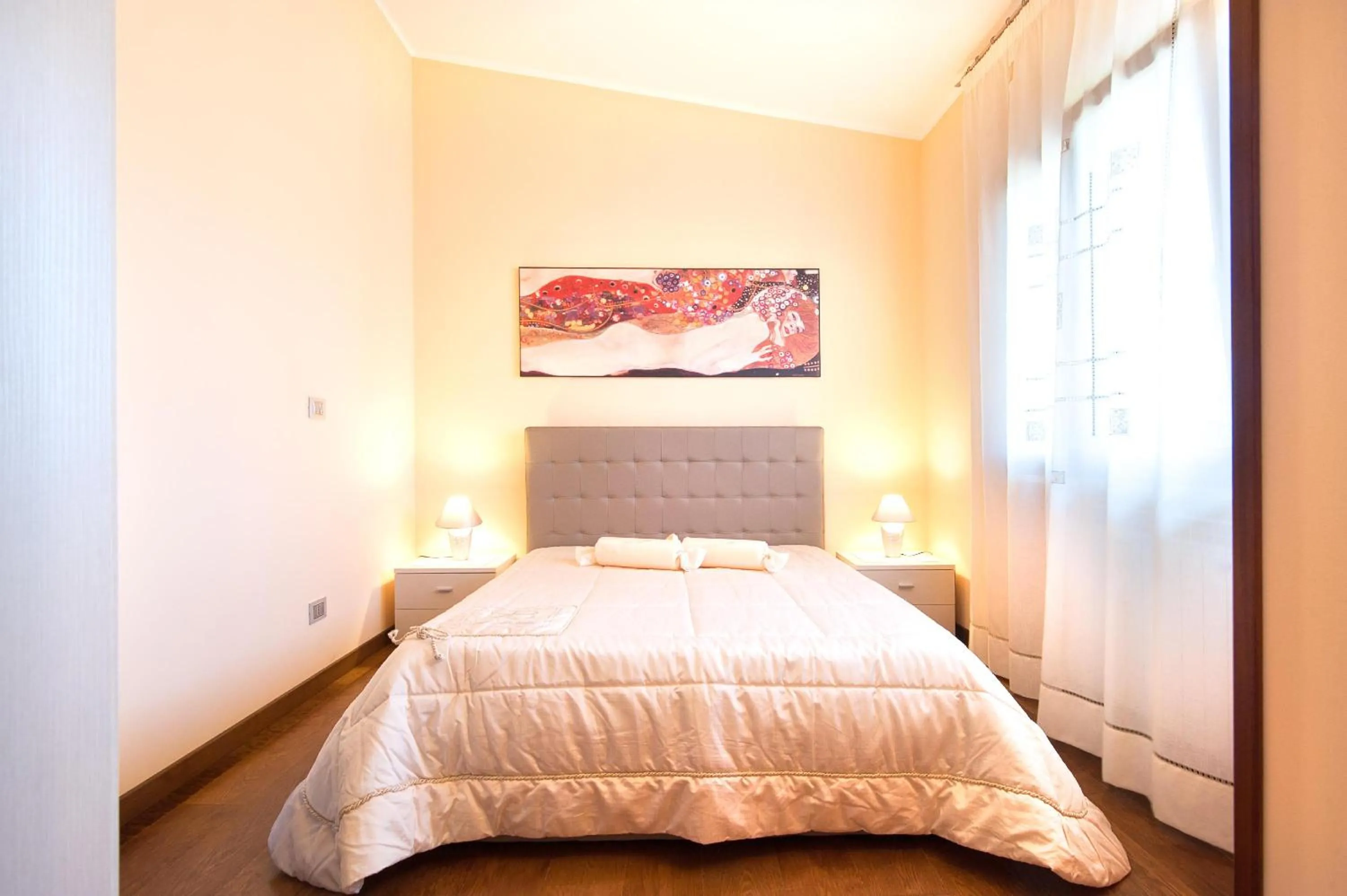 Bed in meadow luxury villa