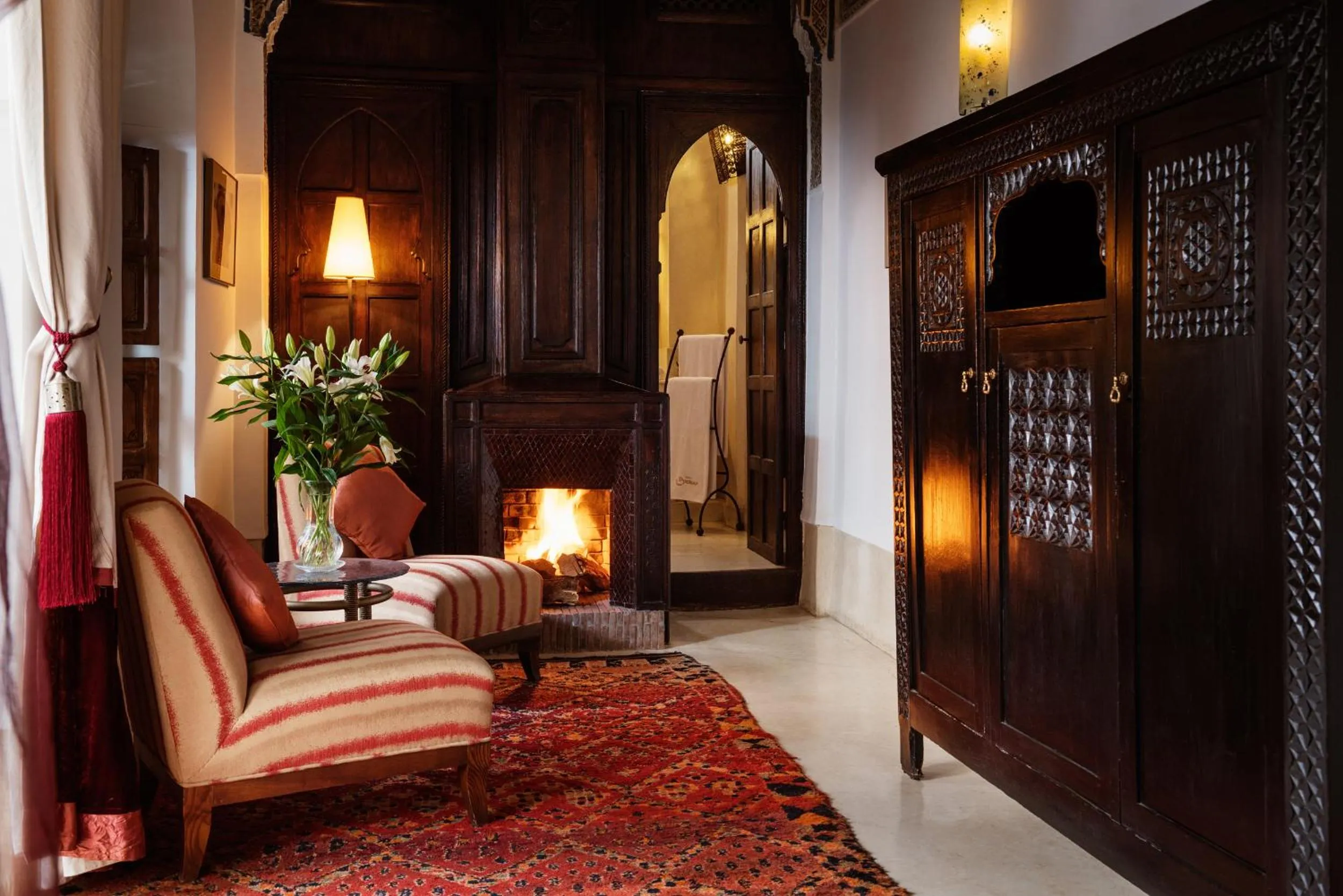 Living room in Riad Azzar