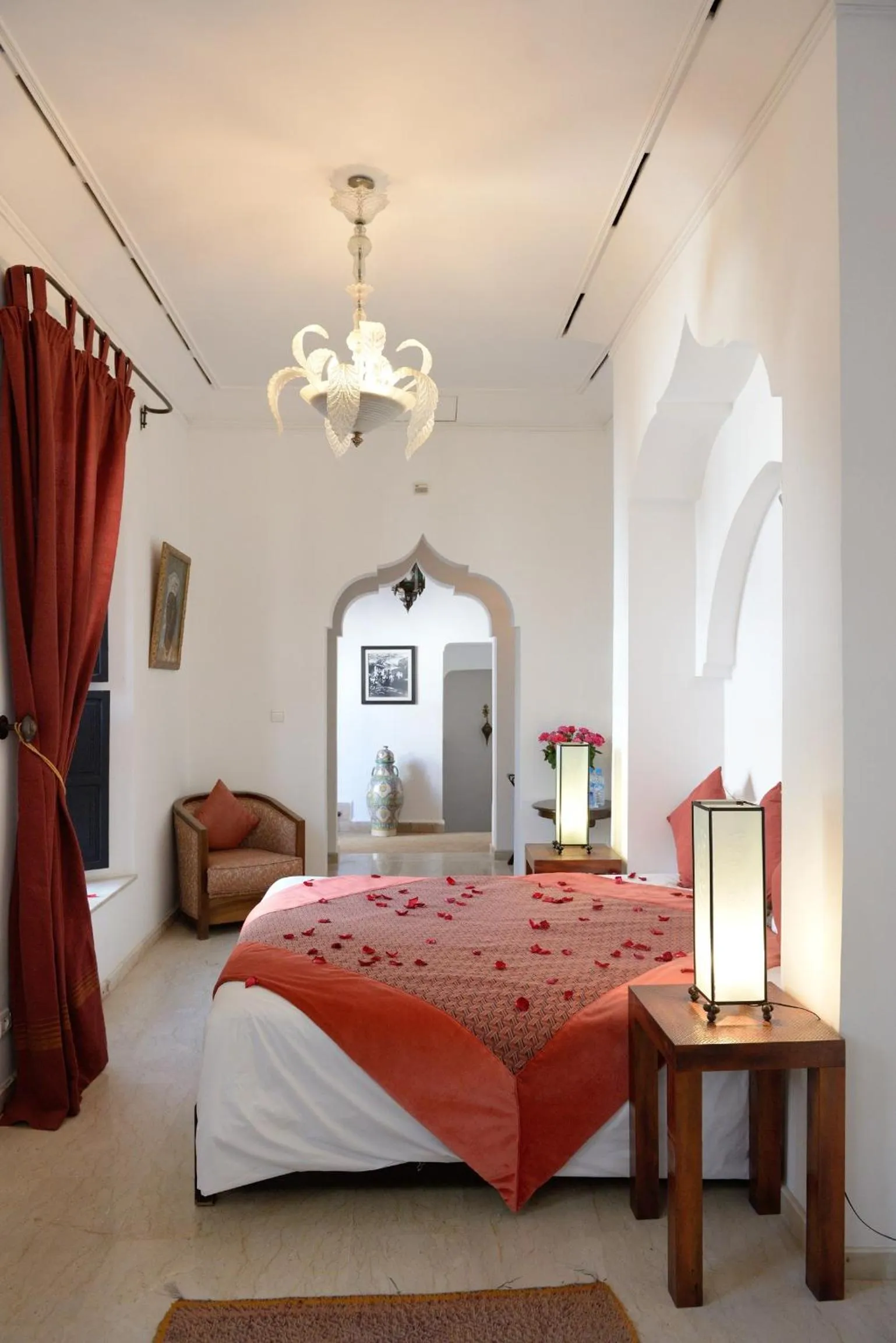 Photo of the whole room, Bed in Riad Azzar