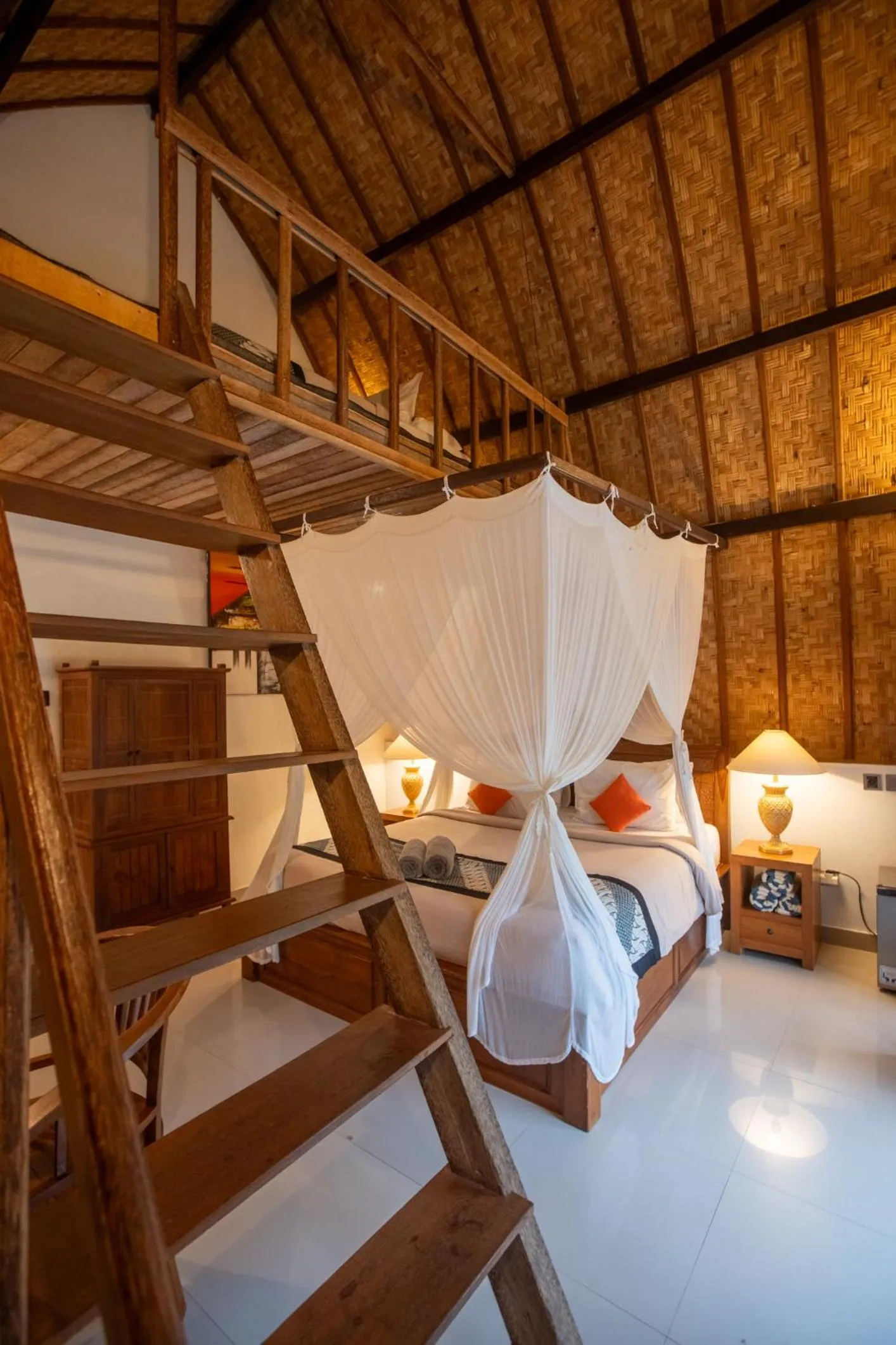 Bed in Bintang Bungalow