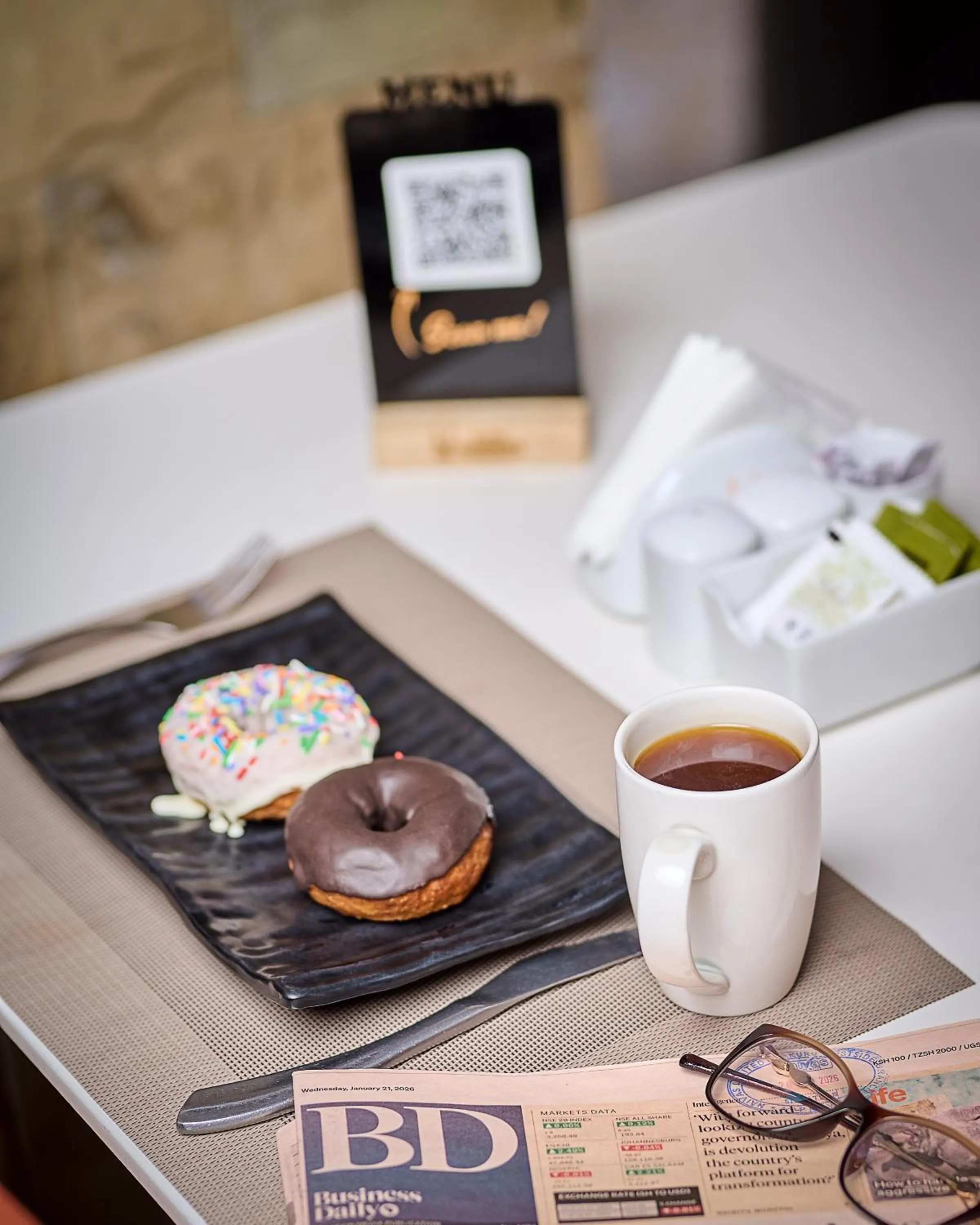 Dining area in Hotel Waterbuck