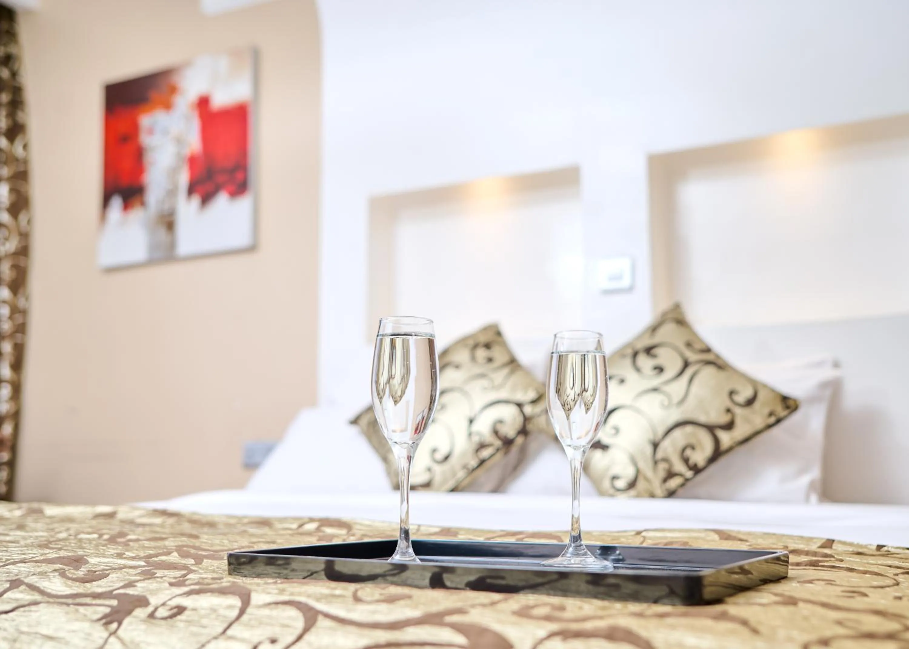 Bed in Hotel Waterbuck