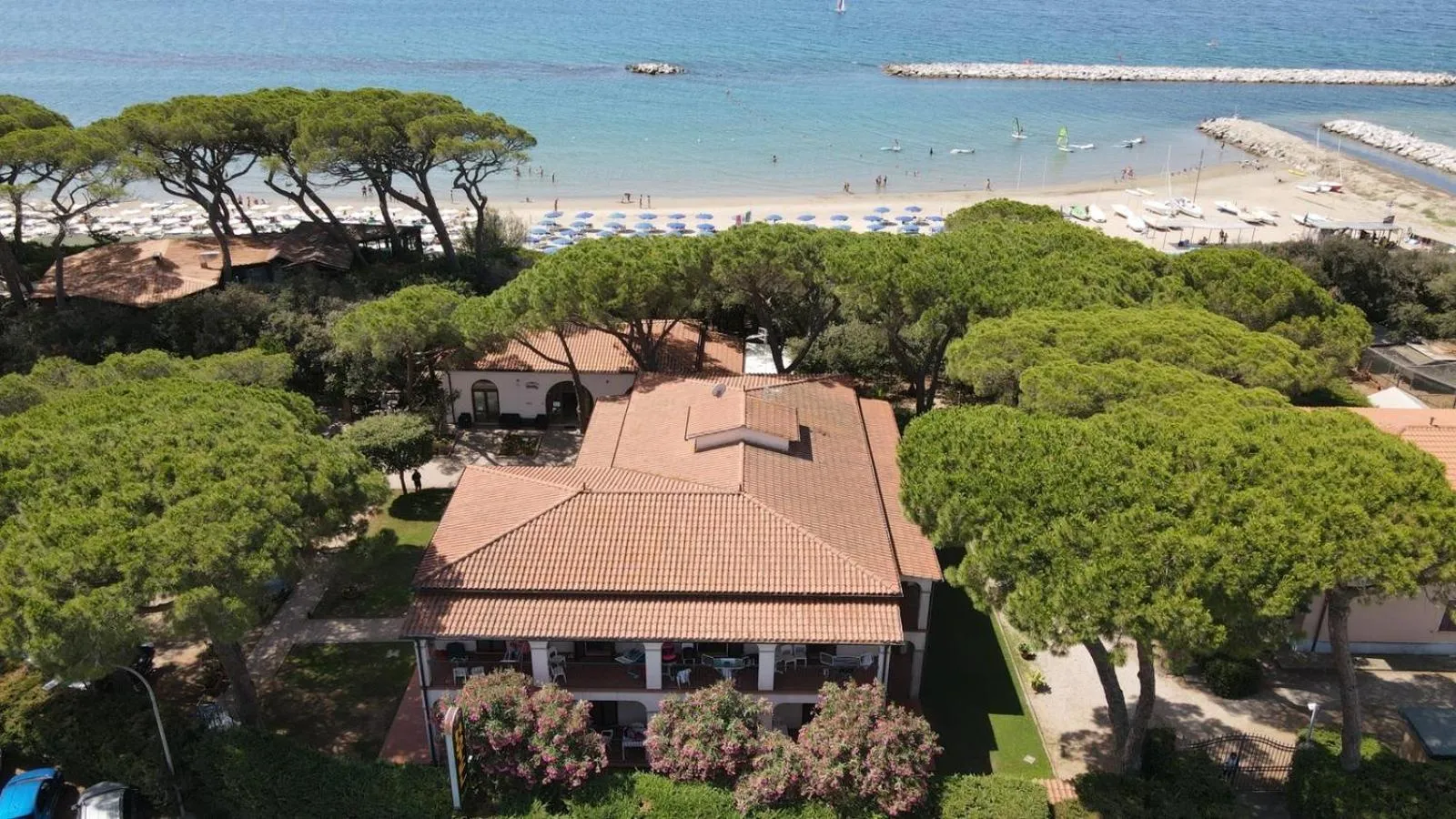 Bird's eye view in Hotel Boschetto