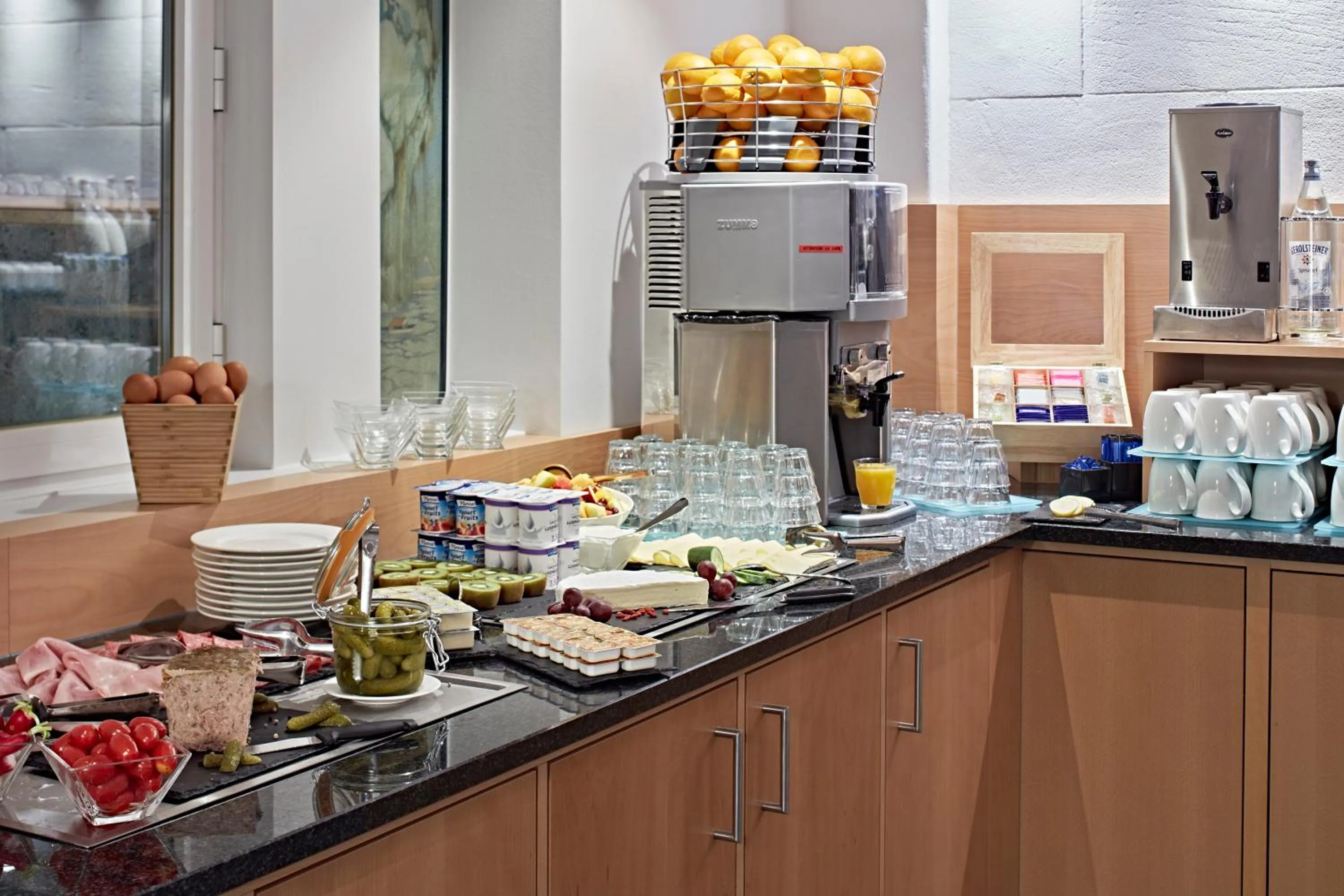 Buffet breakfast in City Hotel