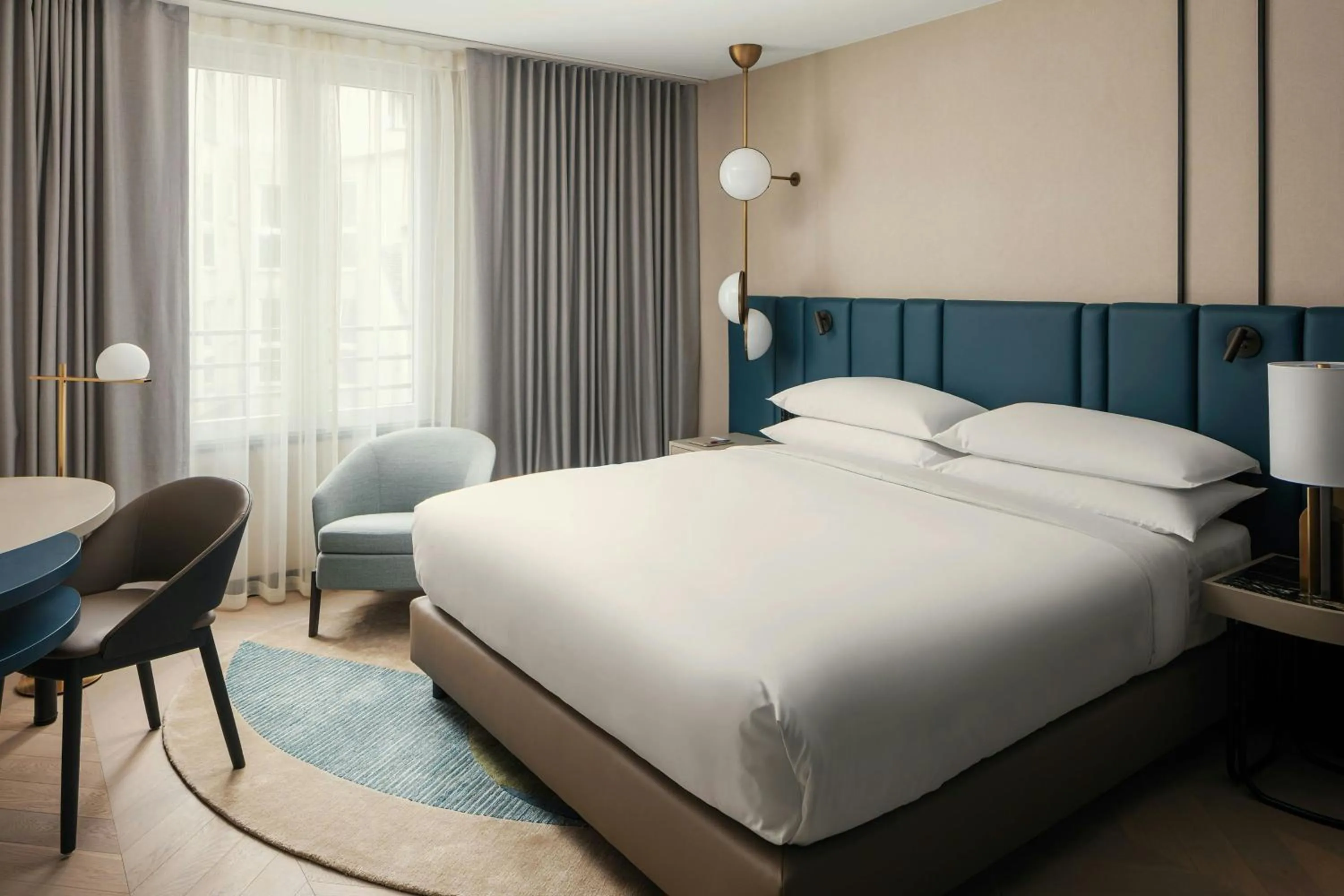 Photo of the whole room, Bed in Luxembourg Marriott Hotel Alfa