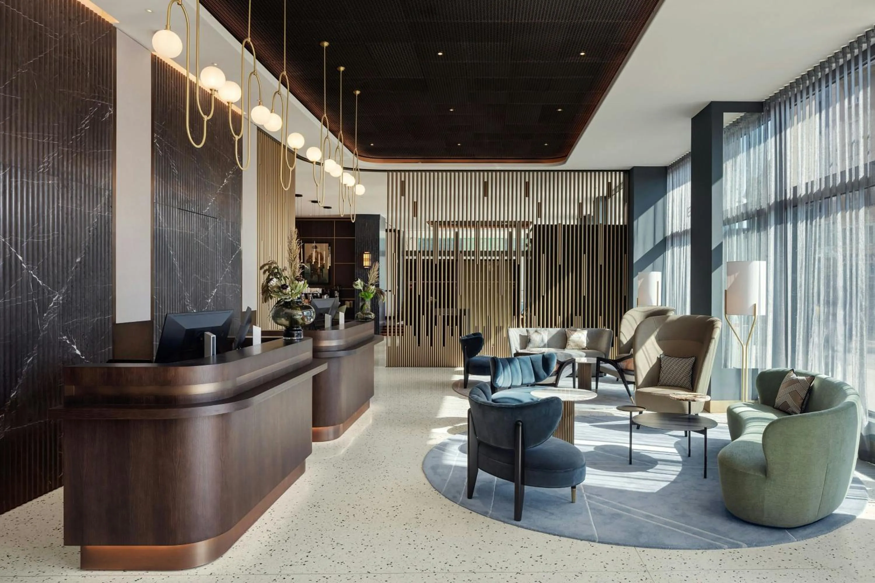 Lobby or reception in Luxembourg Marriott Hotel Alfa