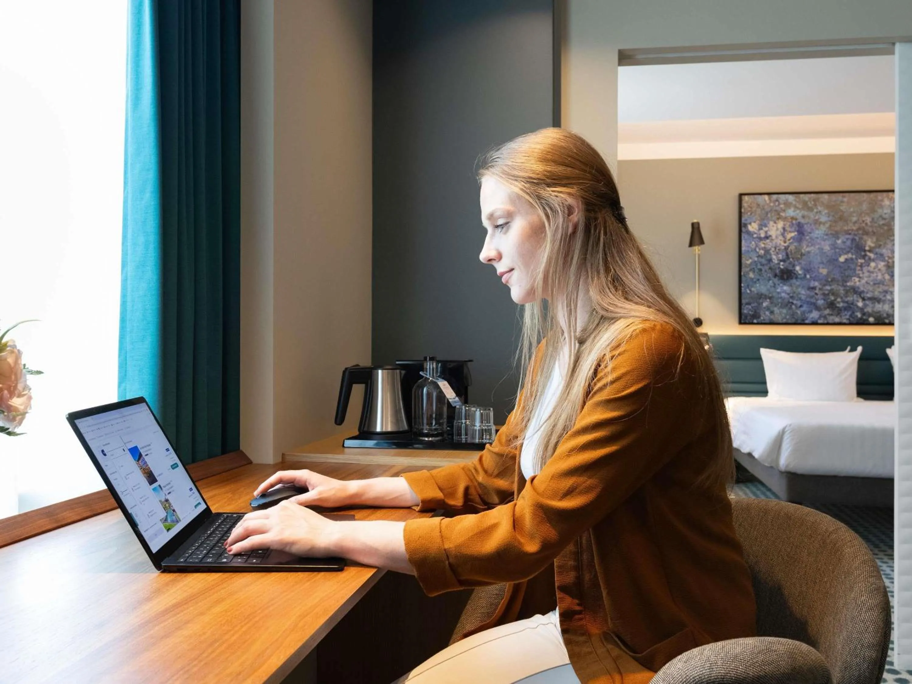 Bedroom in Novotel Luxembourg Kirchberg