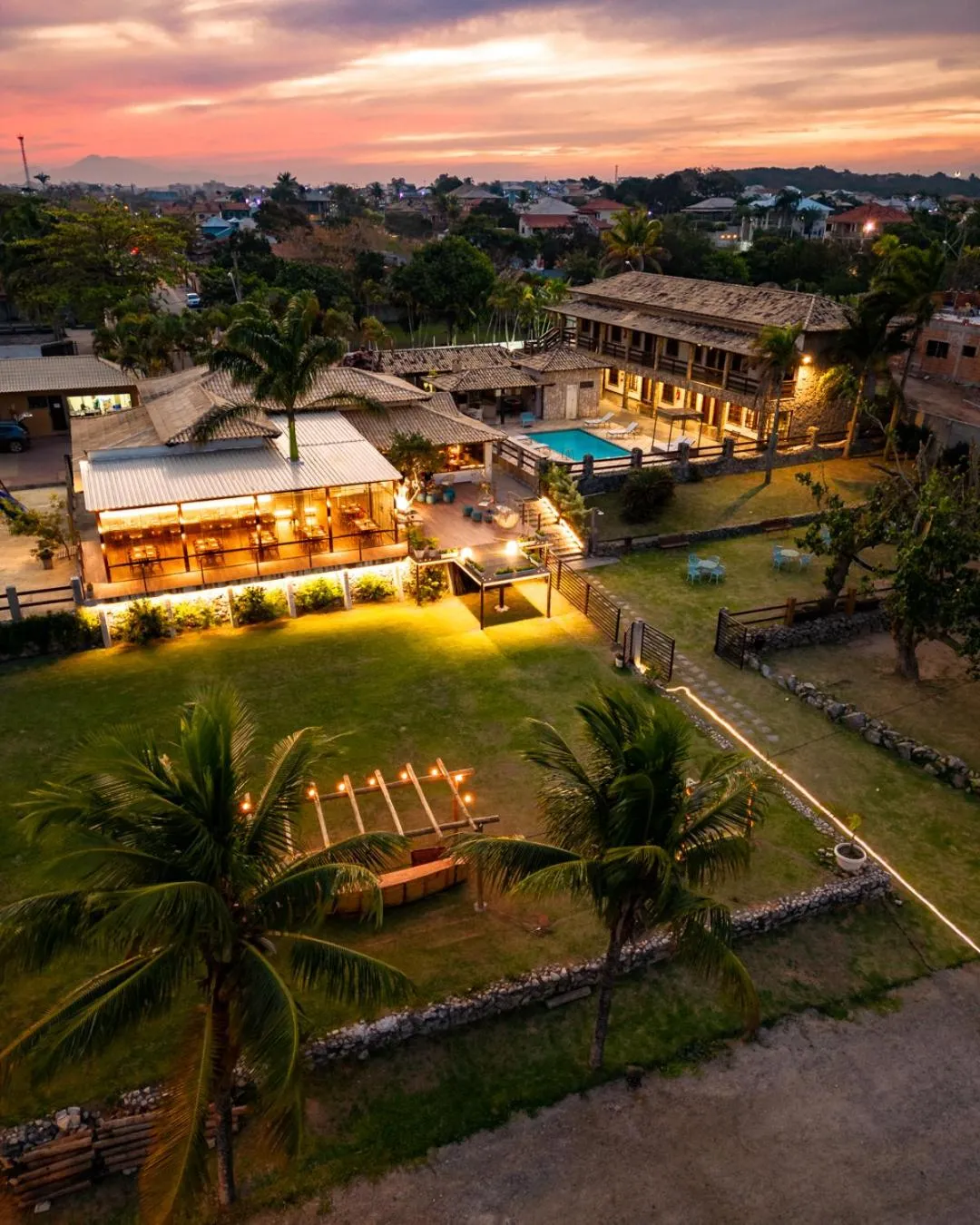Bird's eye view in Pousada Algodão da Praia