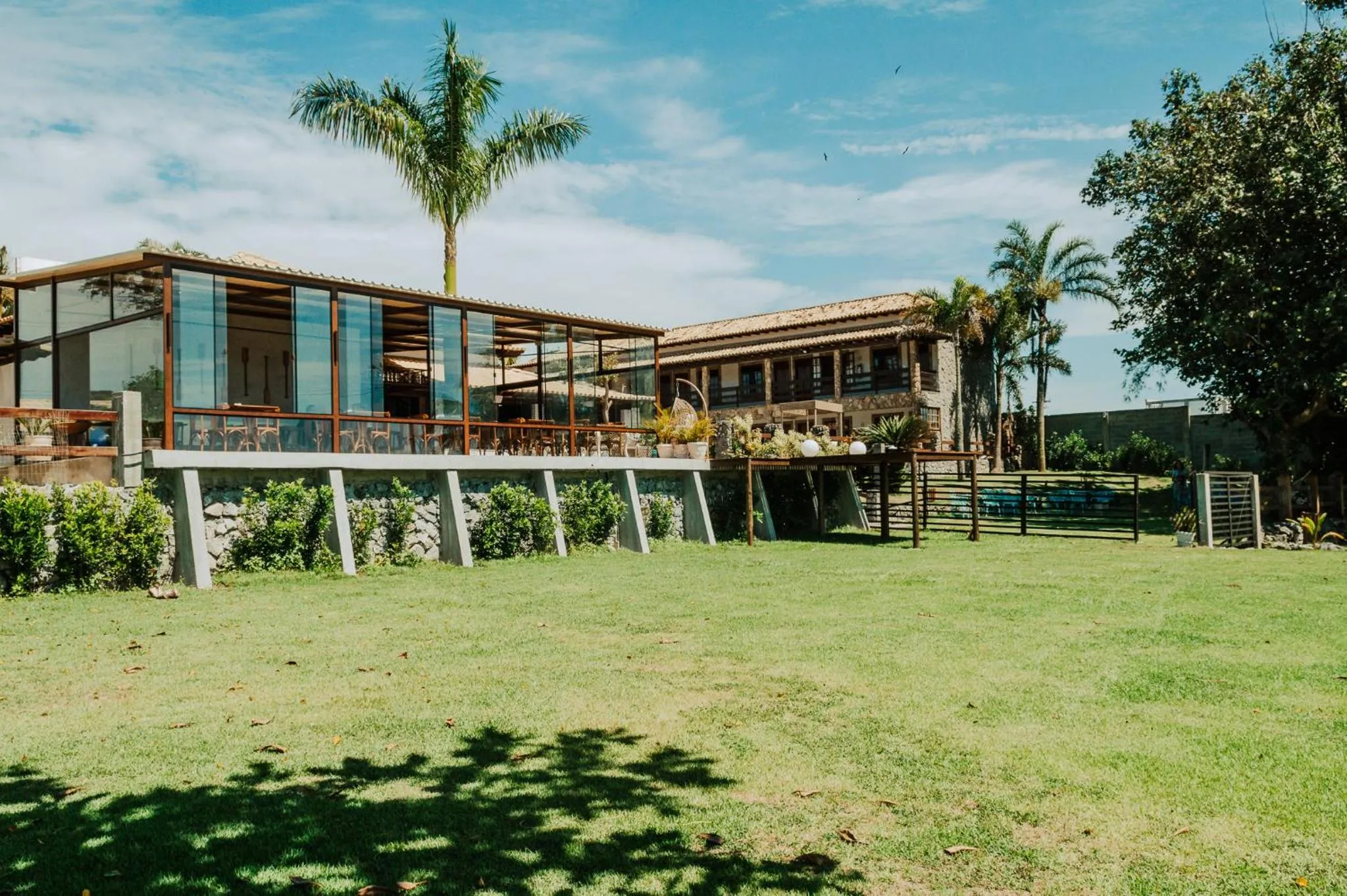 Garden view in Pousada Algodão da Praia