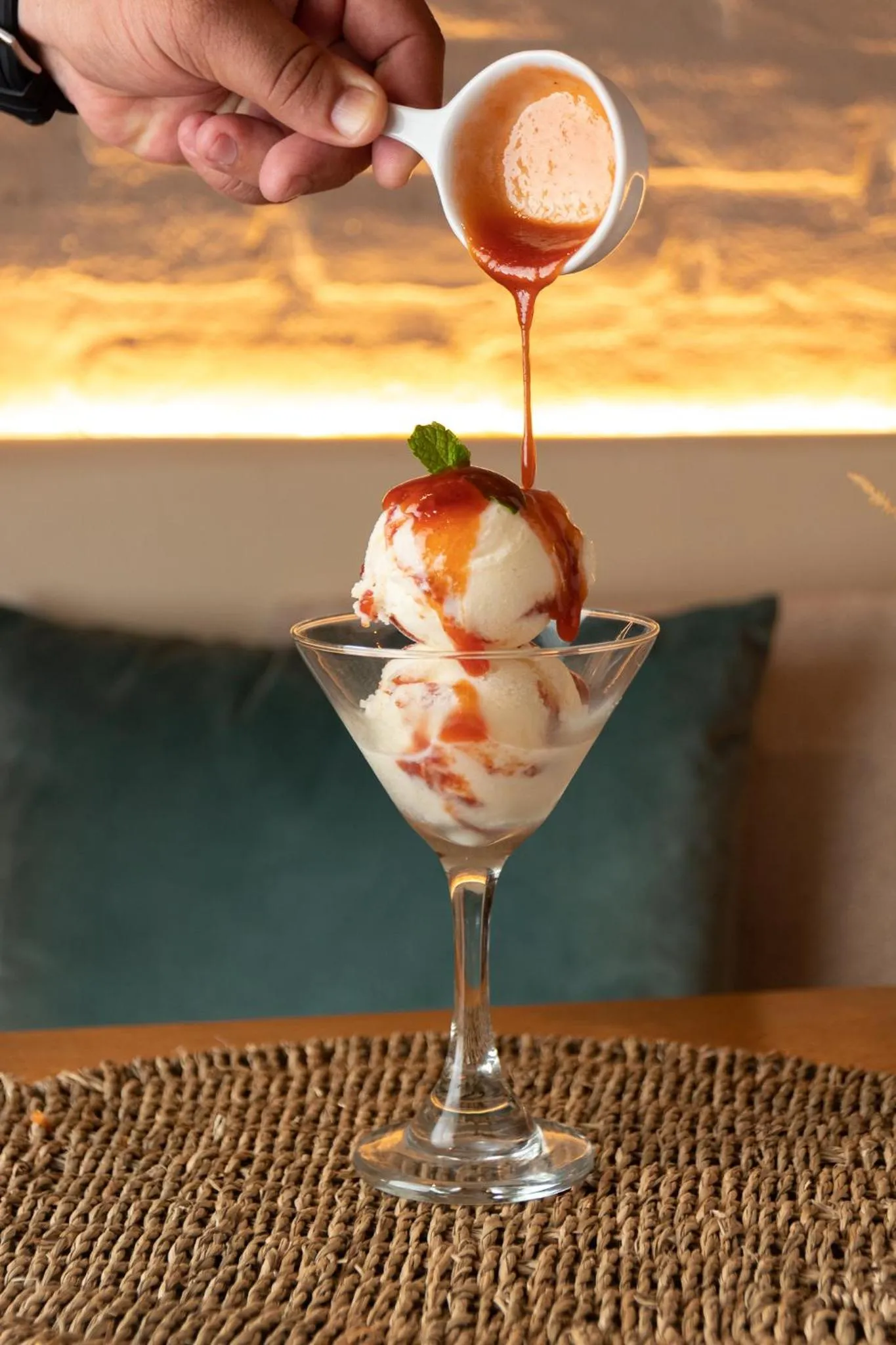 Food and drinks in Pousada Algodão da Praia