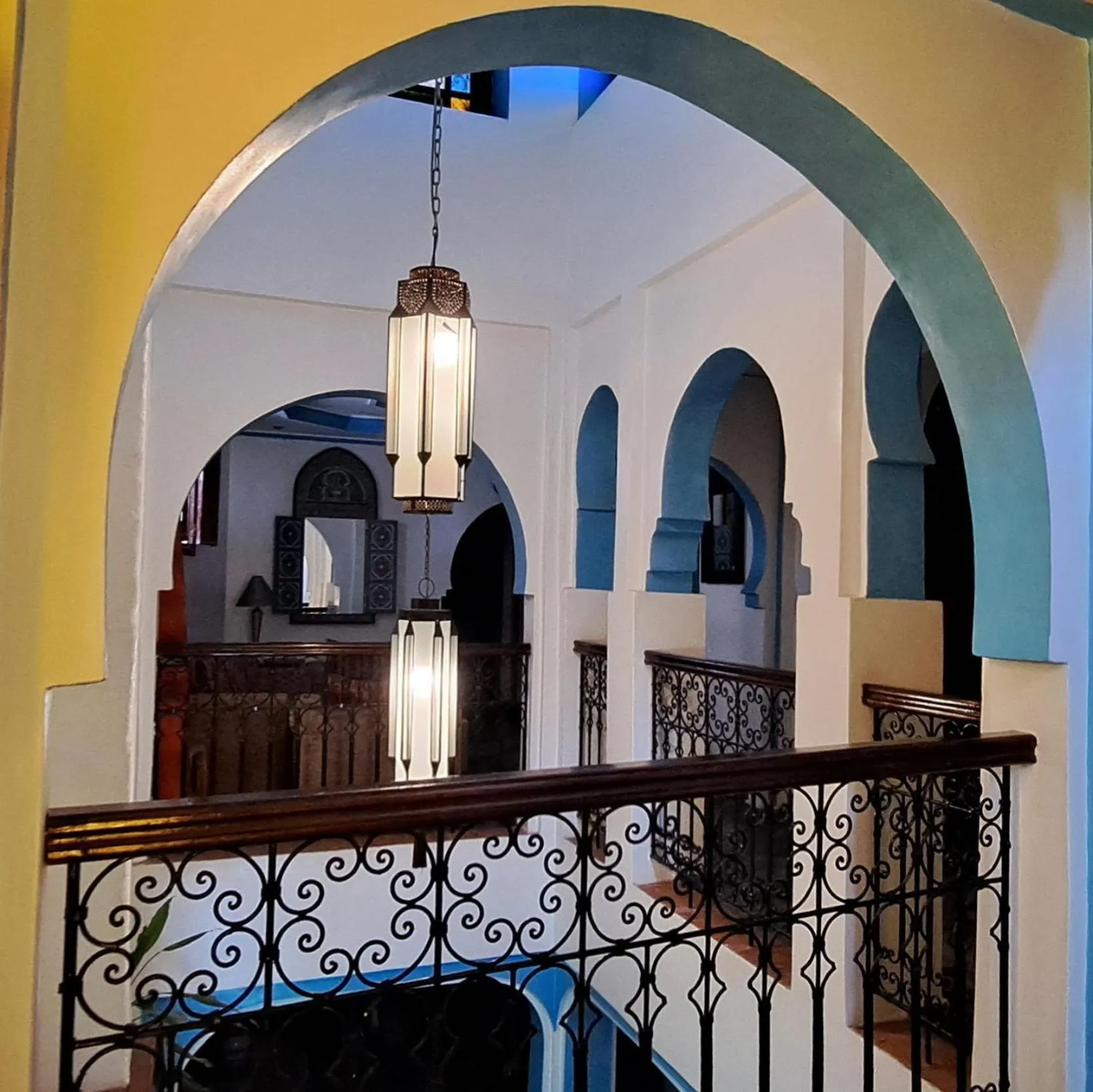 Inner courtyard view in Dar Yakout