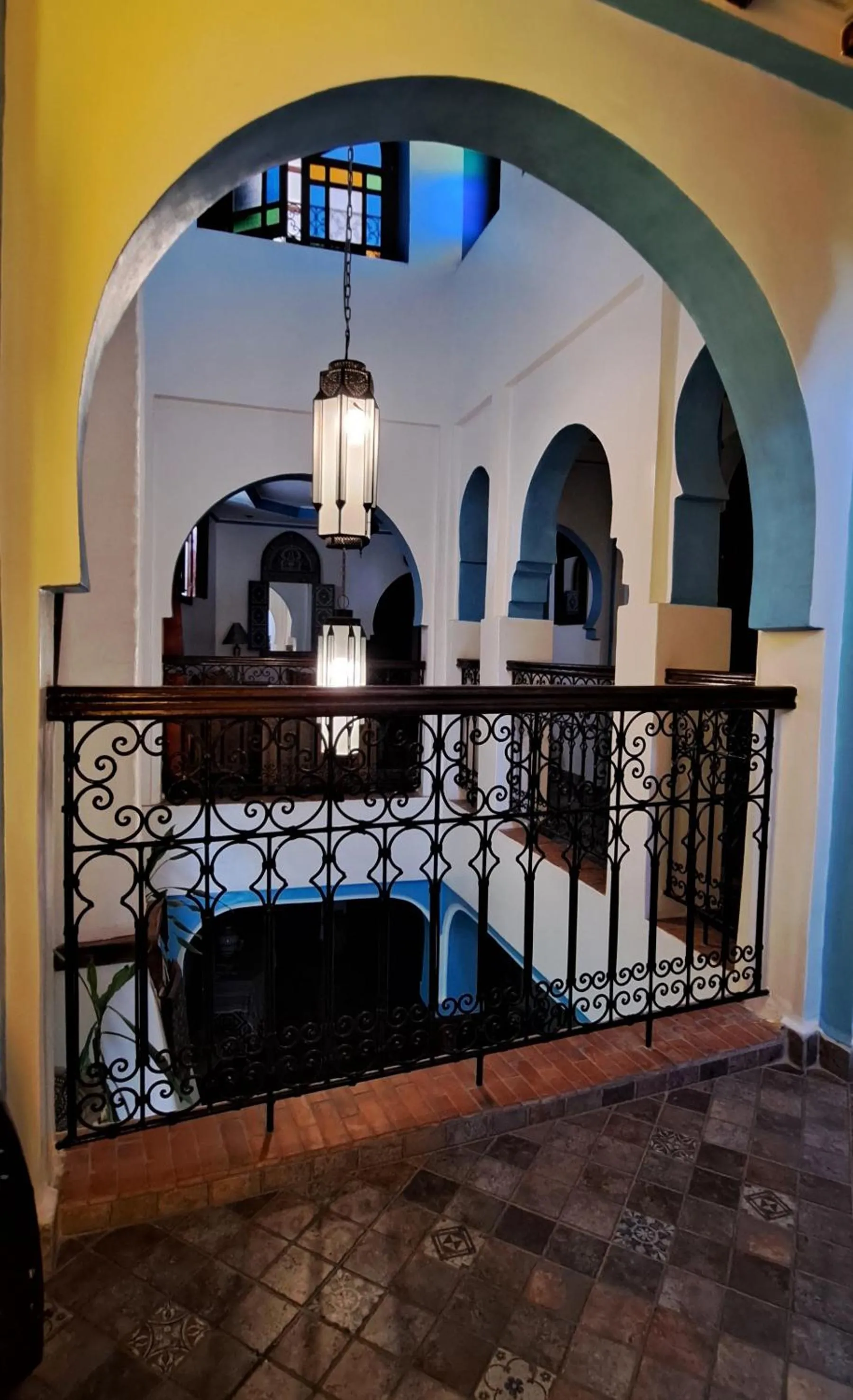 Inner courtyard view in Dar Yakout