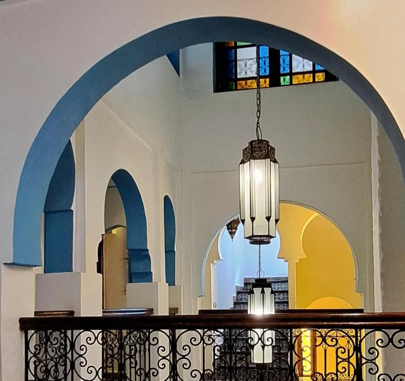 Inner courtyard view in Dar Yakout