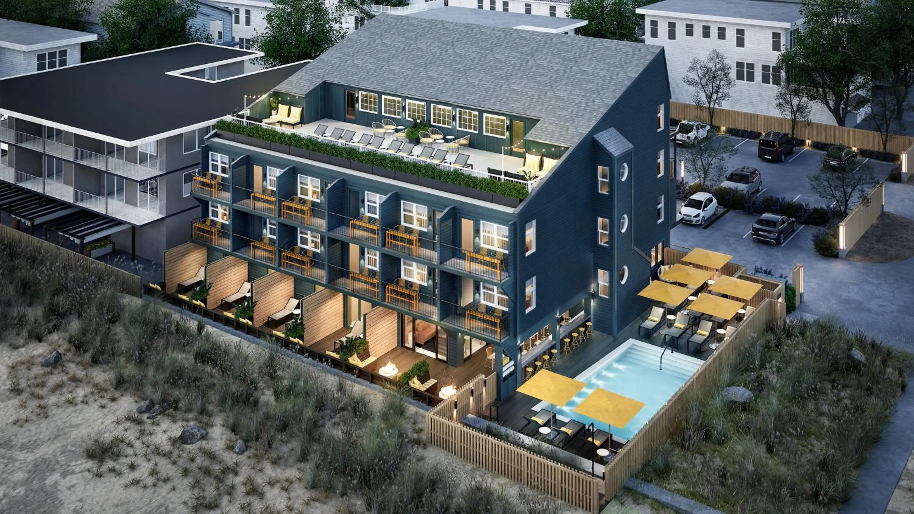 Property building in Atlantic View Hotel