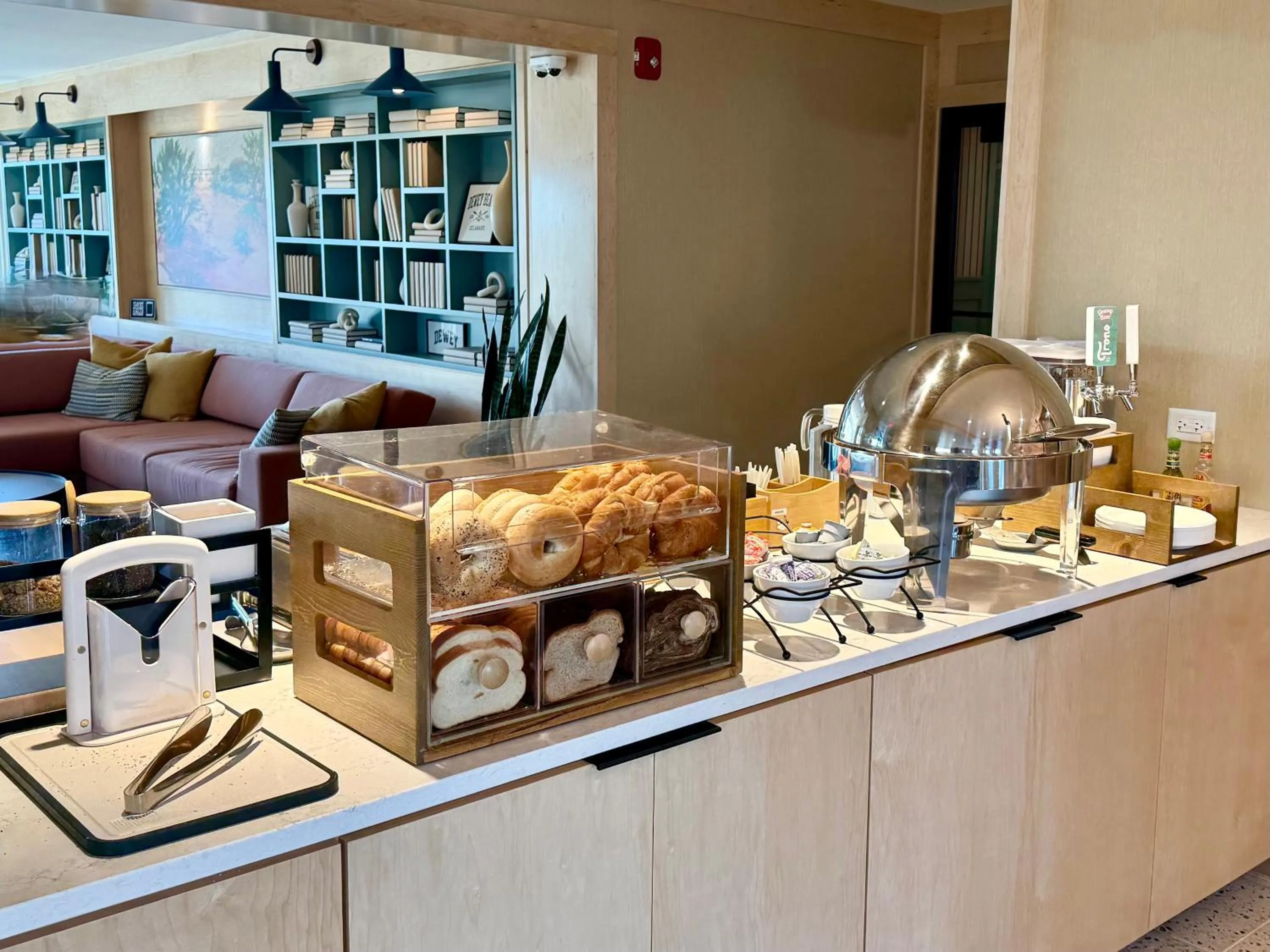 Buffet breakfast in Atlantic View Hotel