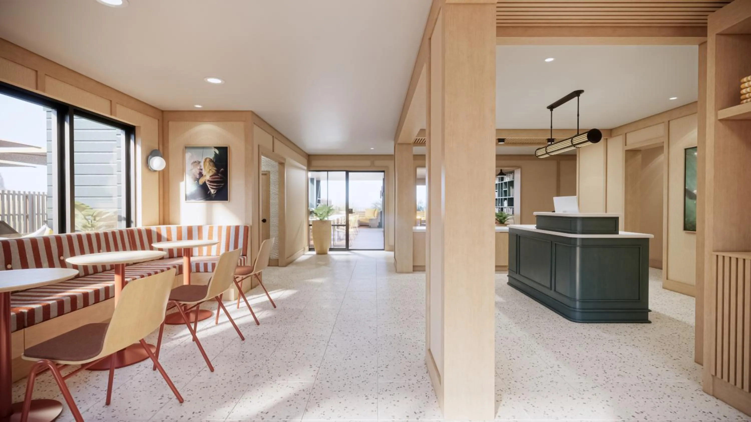 Lobby or reception in Atlantic View Hotel