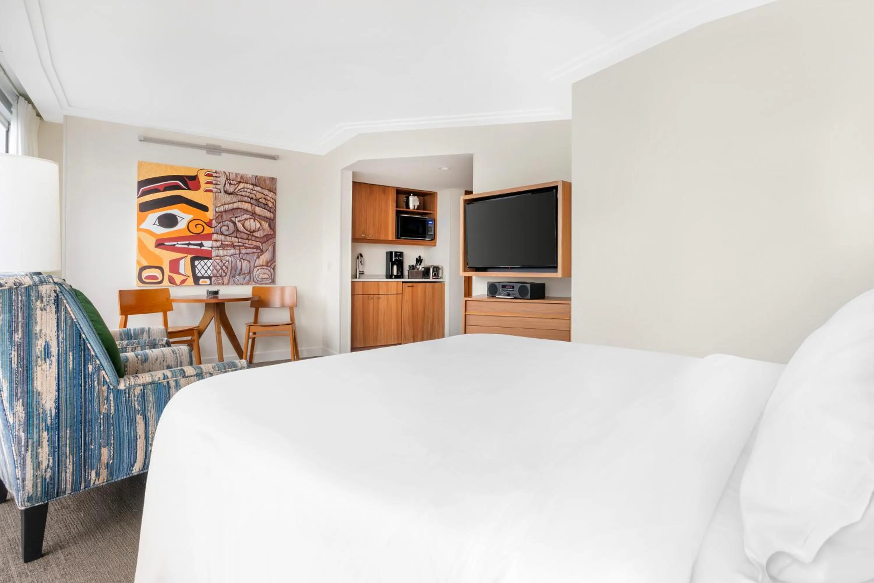 Bed in Embarc Vancouver