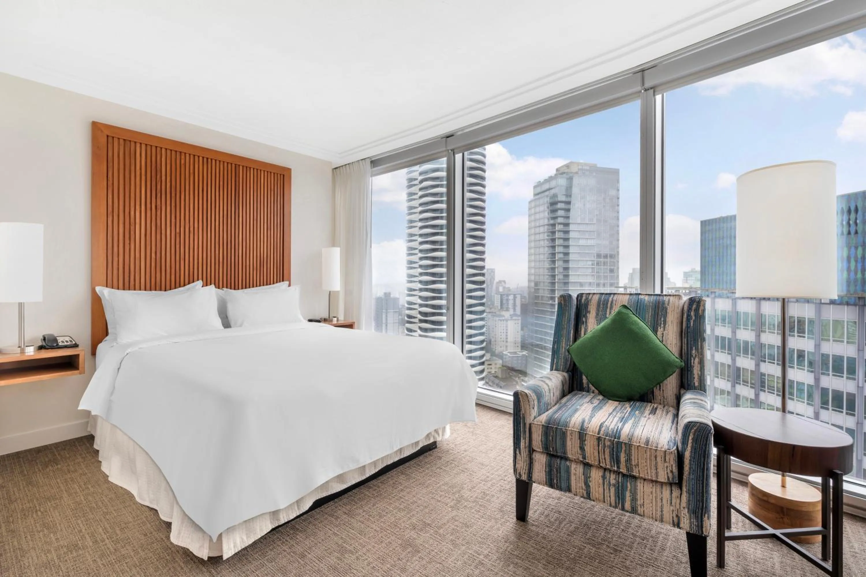 Bed in Embarc Vancouver