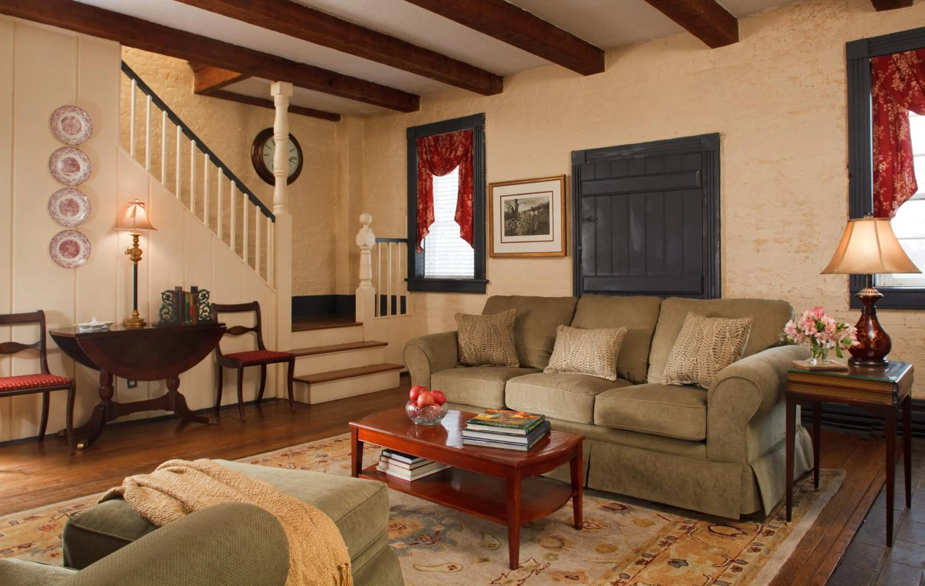 Seating area in The Inn & Tavern at Meander