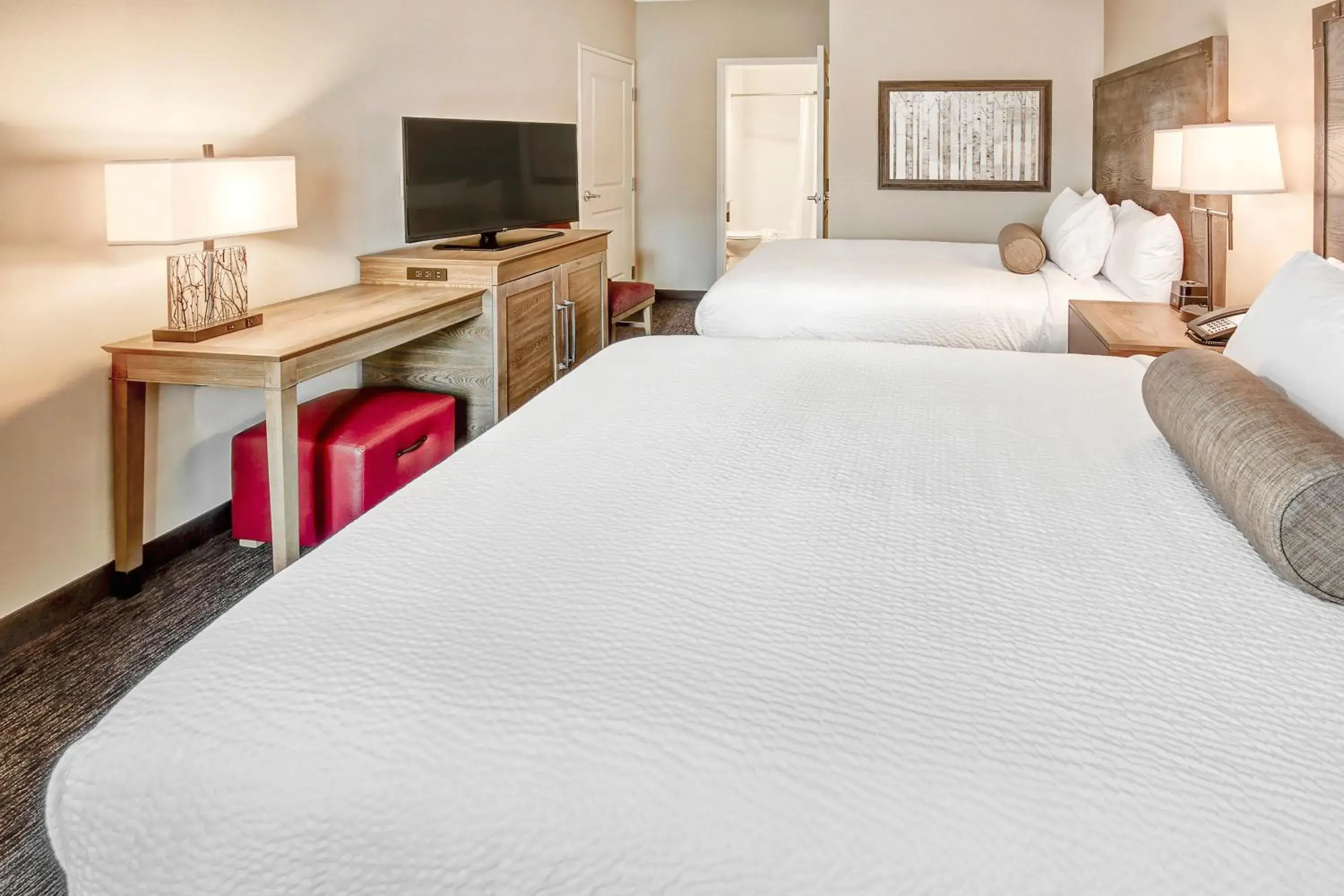 Two-Bedroom Queen Suite with Tub - Mobility/Hearing Access in Black Fox Lodge Pigeon Forge, Tapestry Collection by Hilton Two-Bedroom Queen Suite with Tub - Mobility/Hearing Access in Black Fox Lodge Pigeon Forge, Tapestry Collection by Hilton