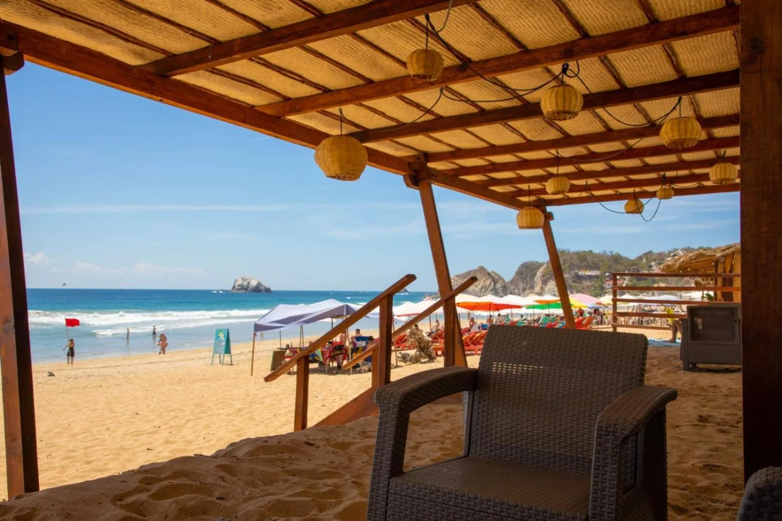 Beach in Hotel Playa Zipolite