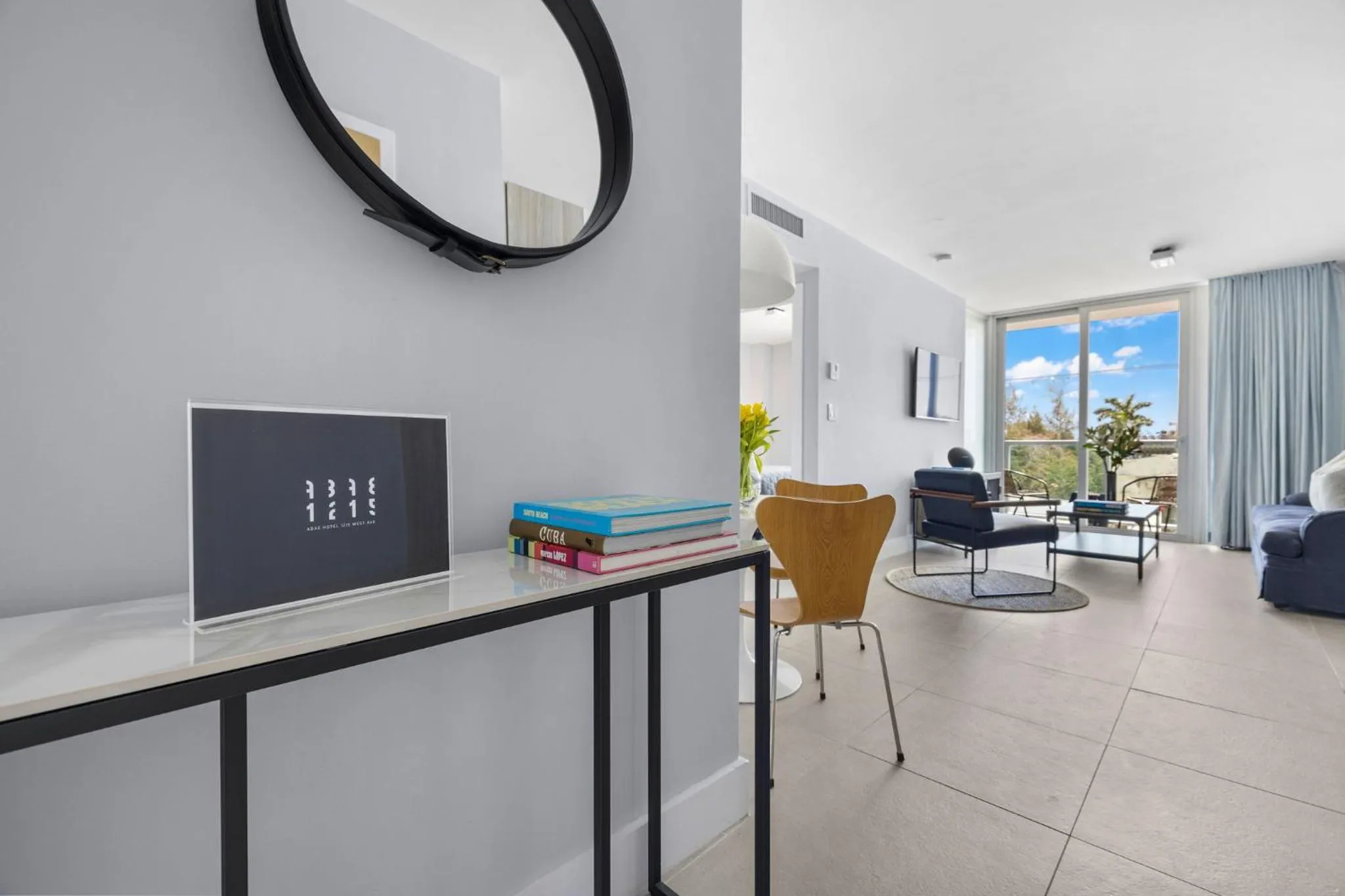 Living room in ABAE Hotel by Eskape Collection