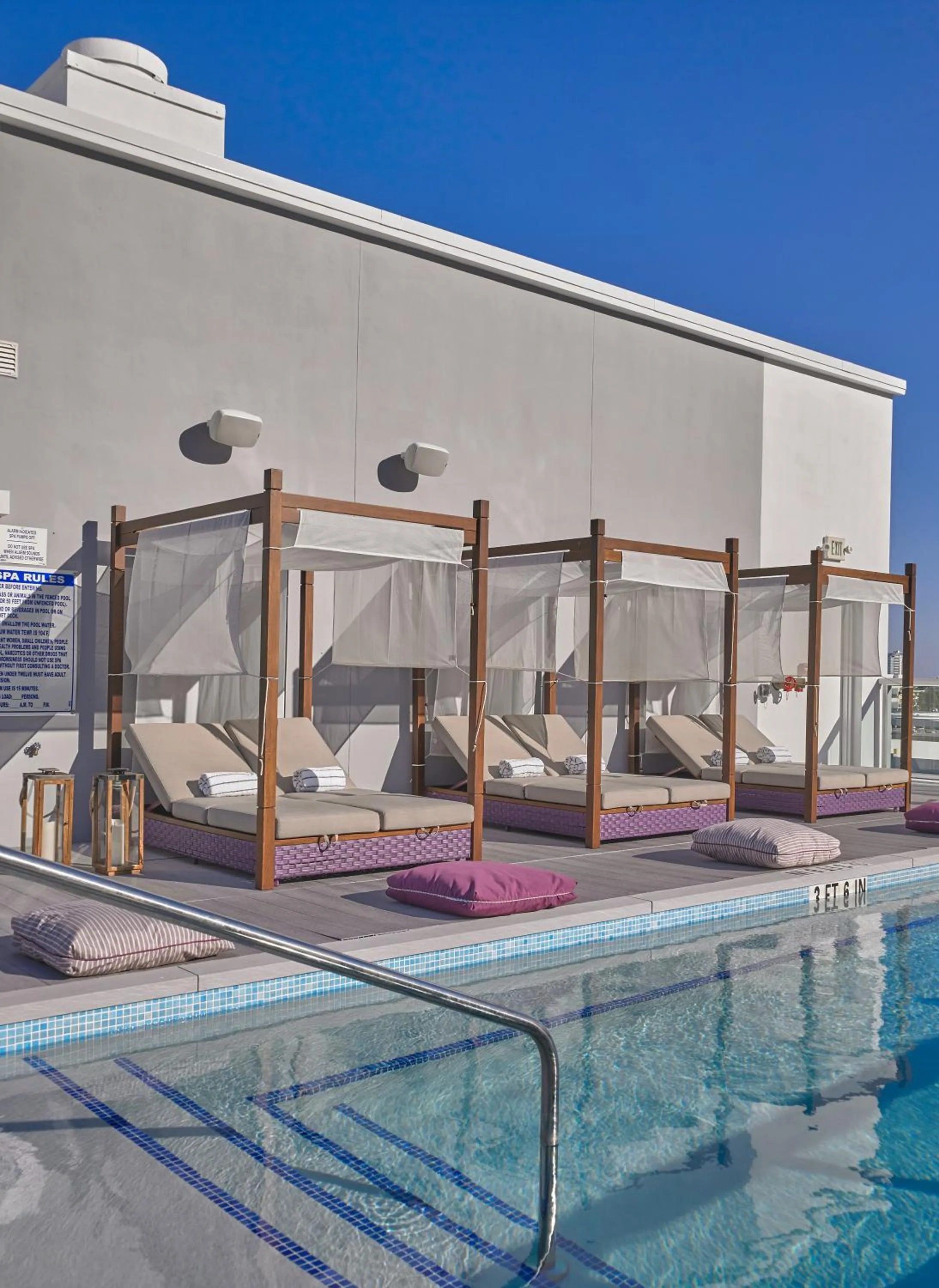 Pool view in ABAE Hotel by Eskape Collection