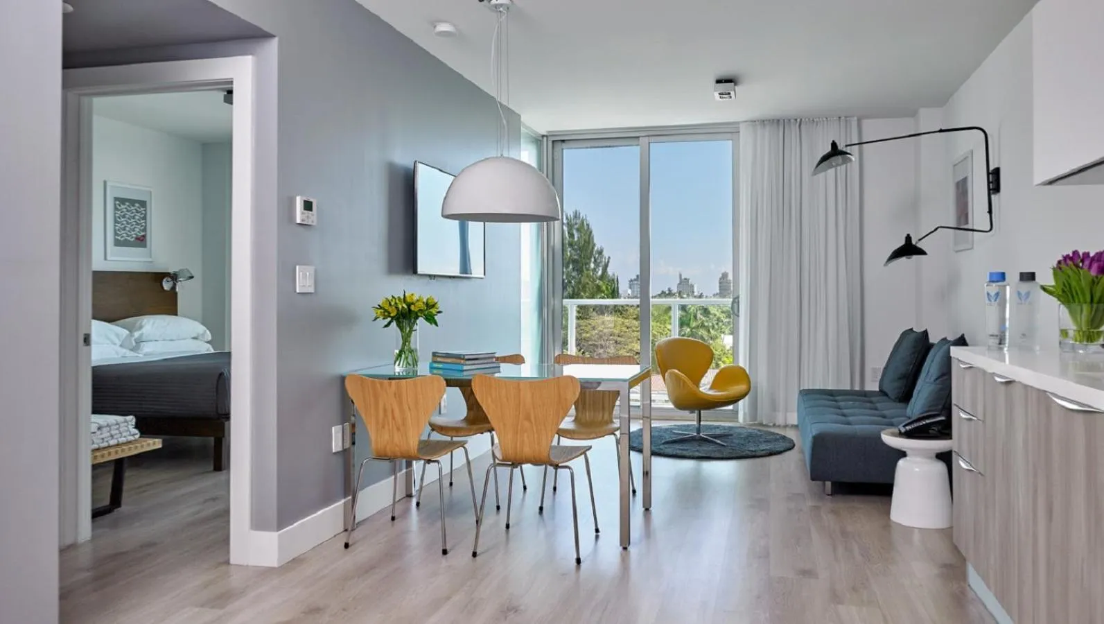 TV and multimedia, Bed in ABAE Hotel by Eskape Collection