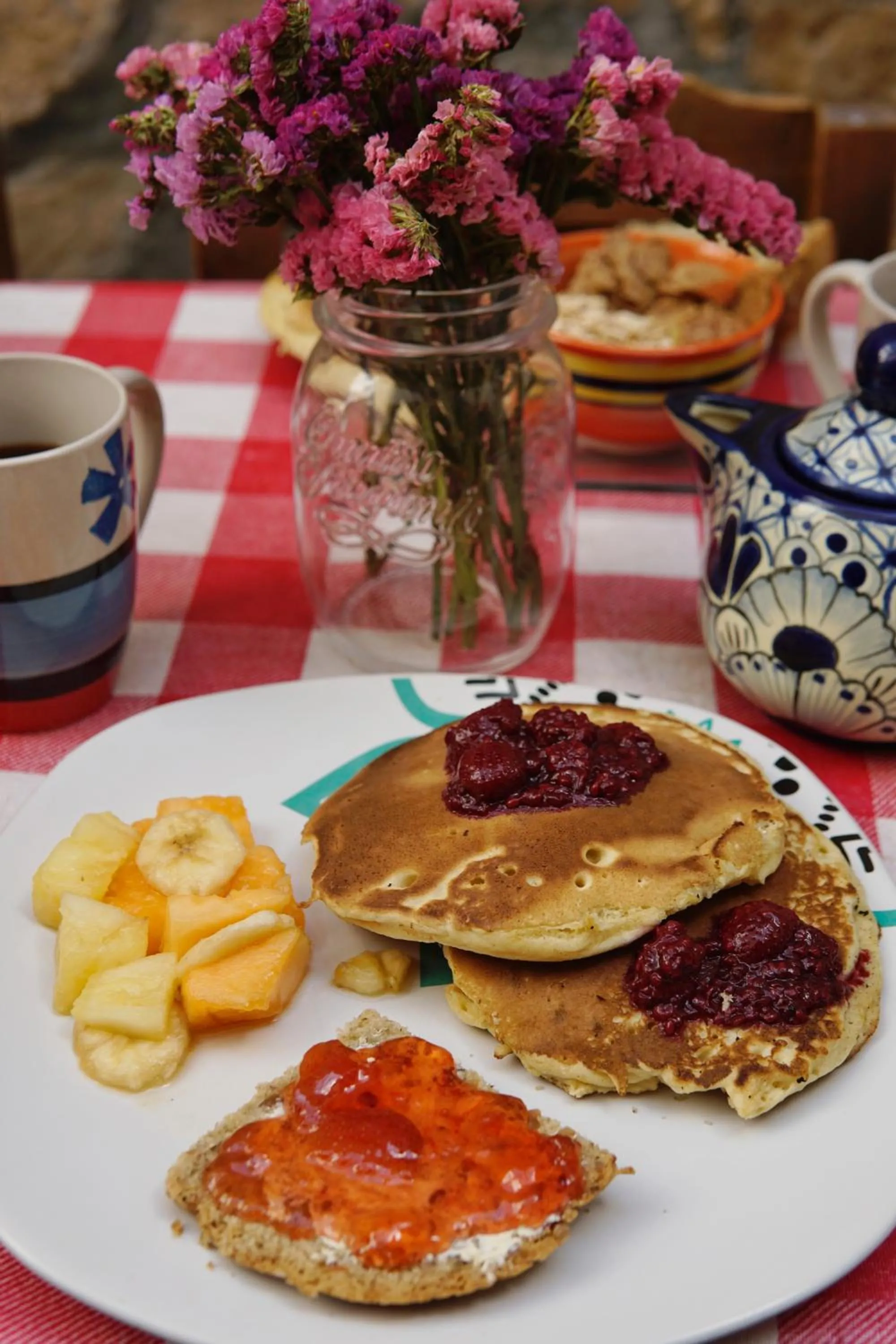 Breakfast in Hostal La Isla