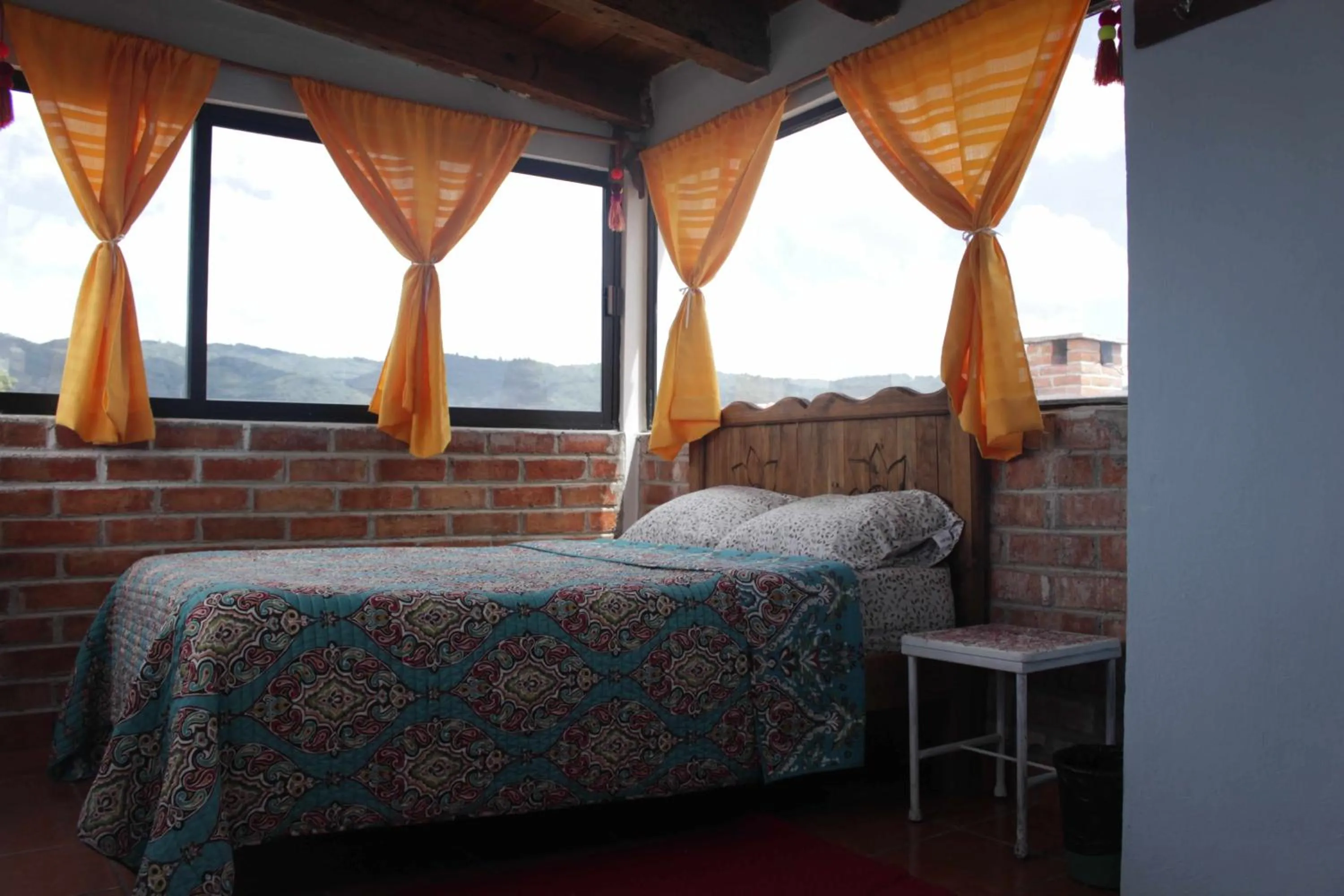 Bed in Hostal La Isla