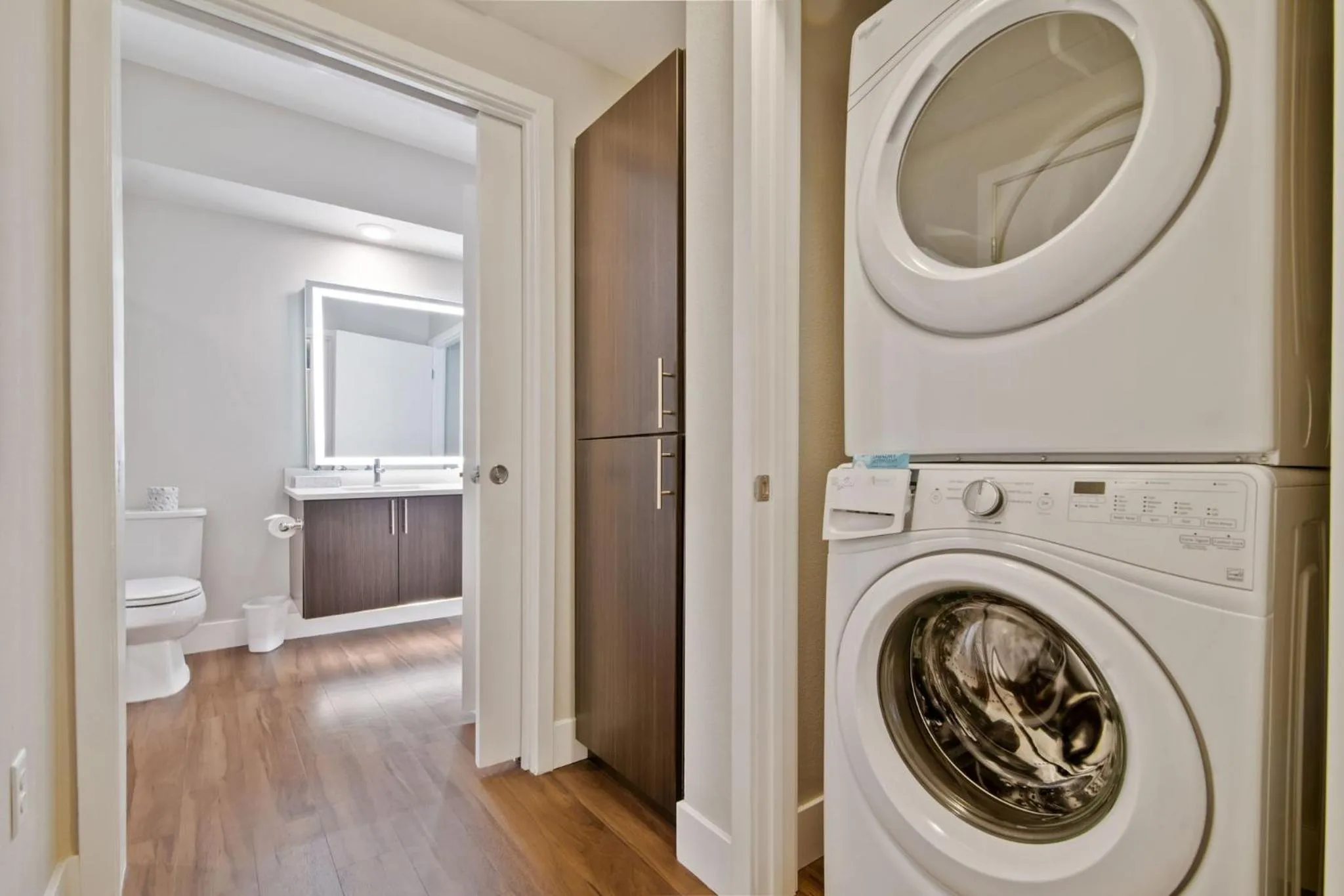Toilet in Global Luxury Suites at Downtown Mountain View