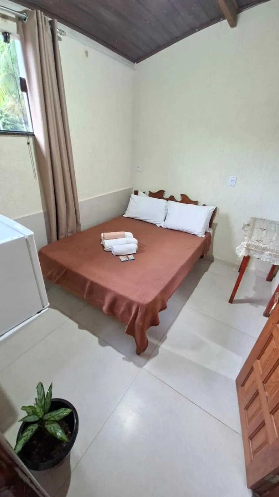 Bed in Pousada Iasbeck