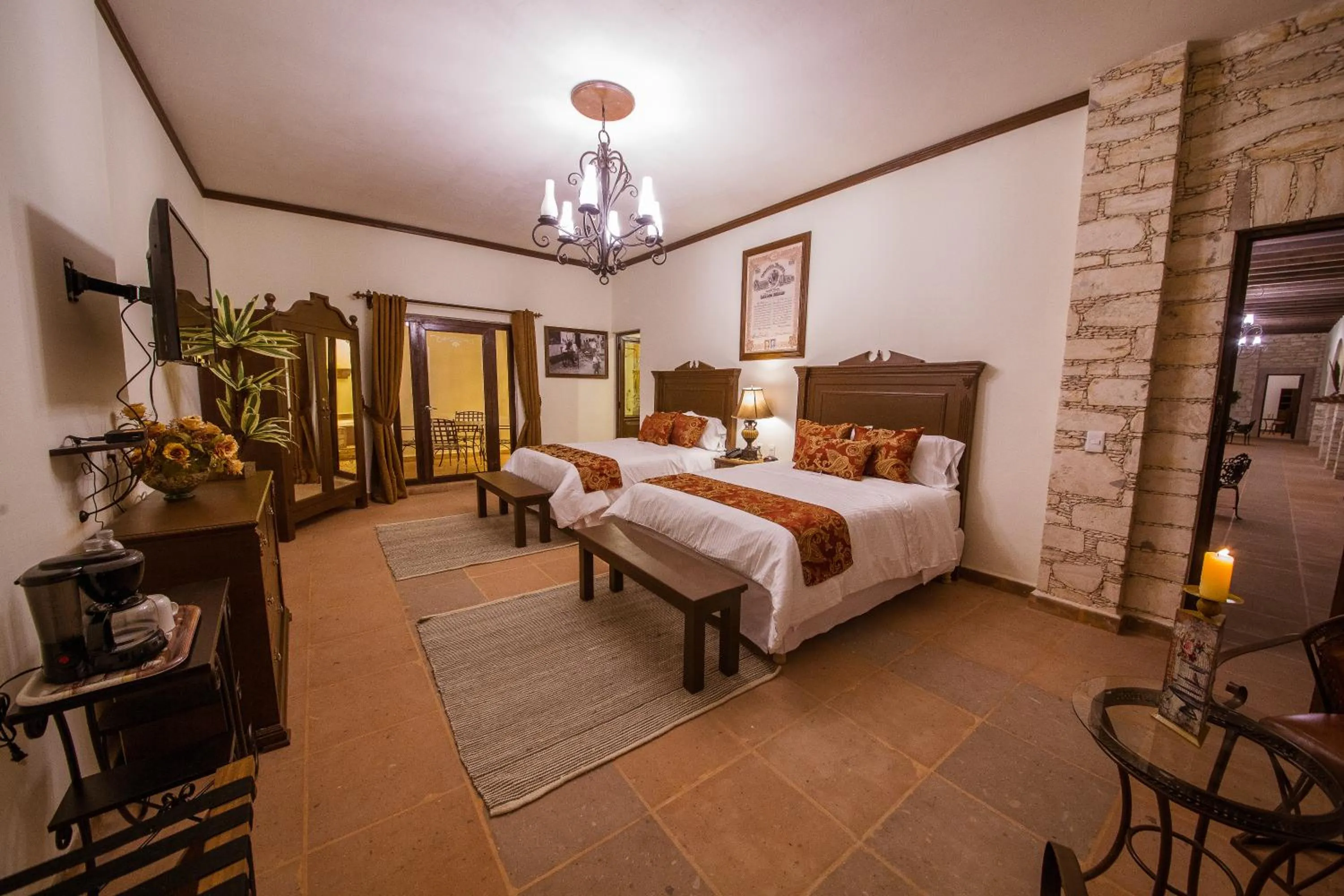 Bed in La Casona Minera