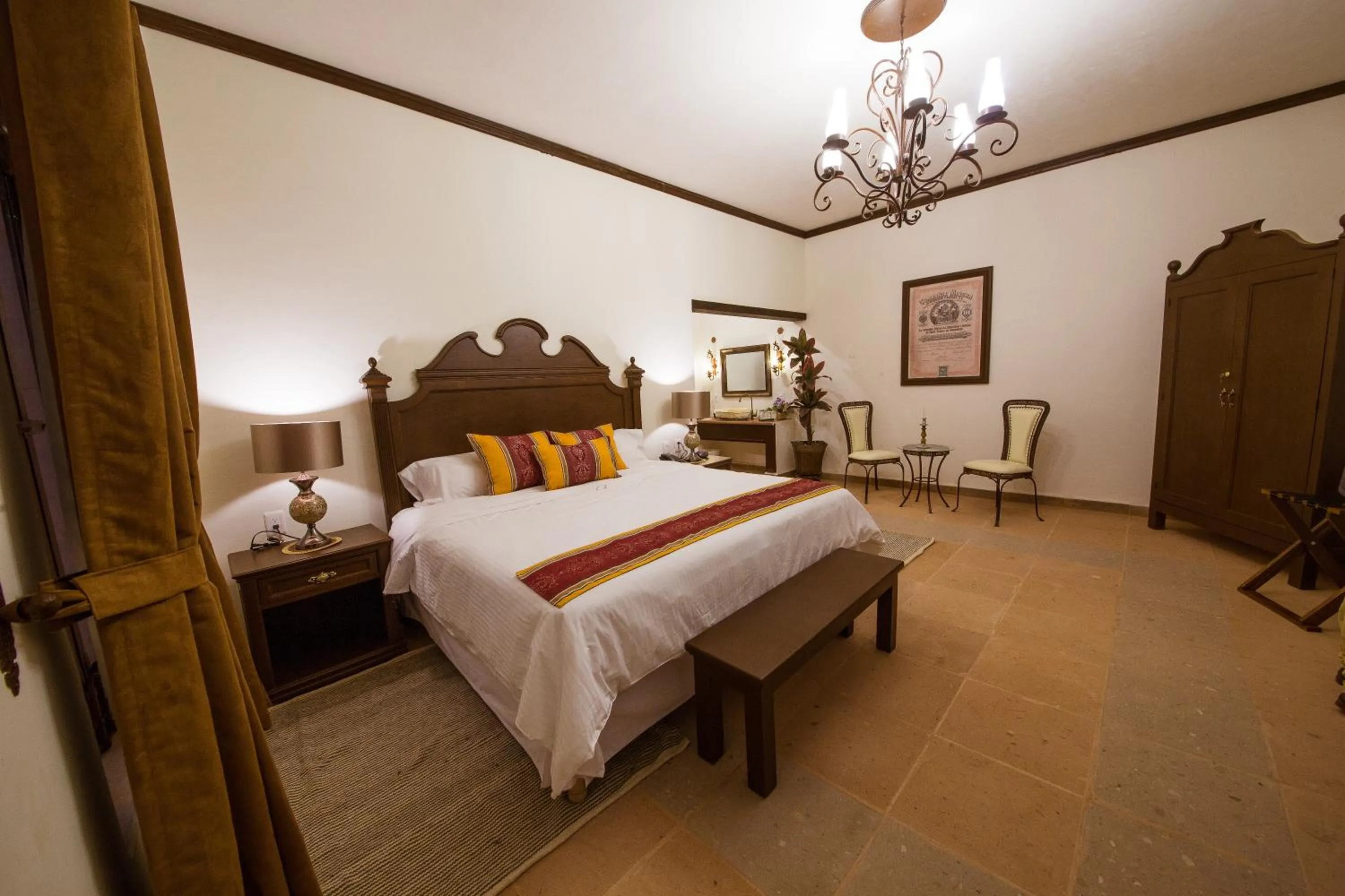 Bed in La Casona Minera