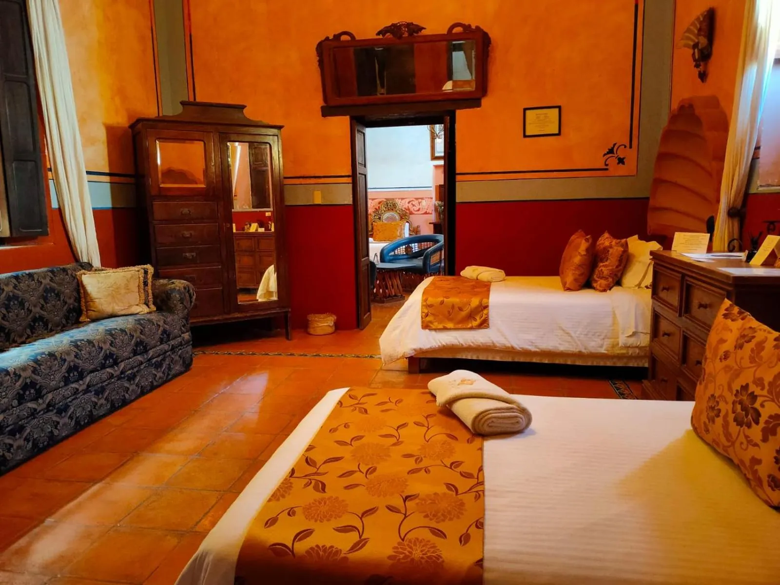 Bed in La Casona Minera