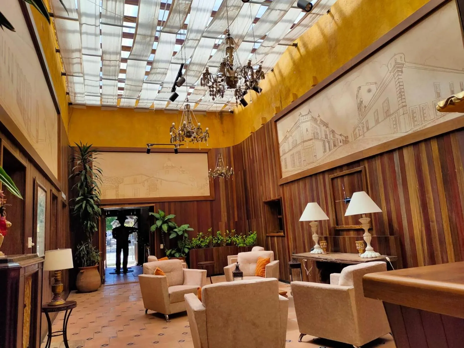 Living room in La Casona Minera