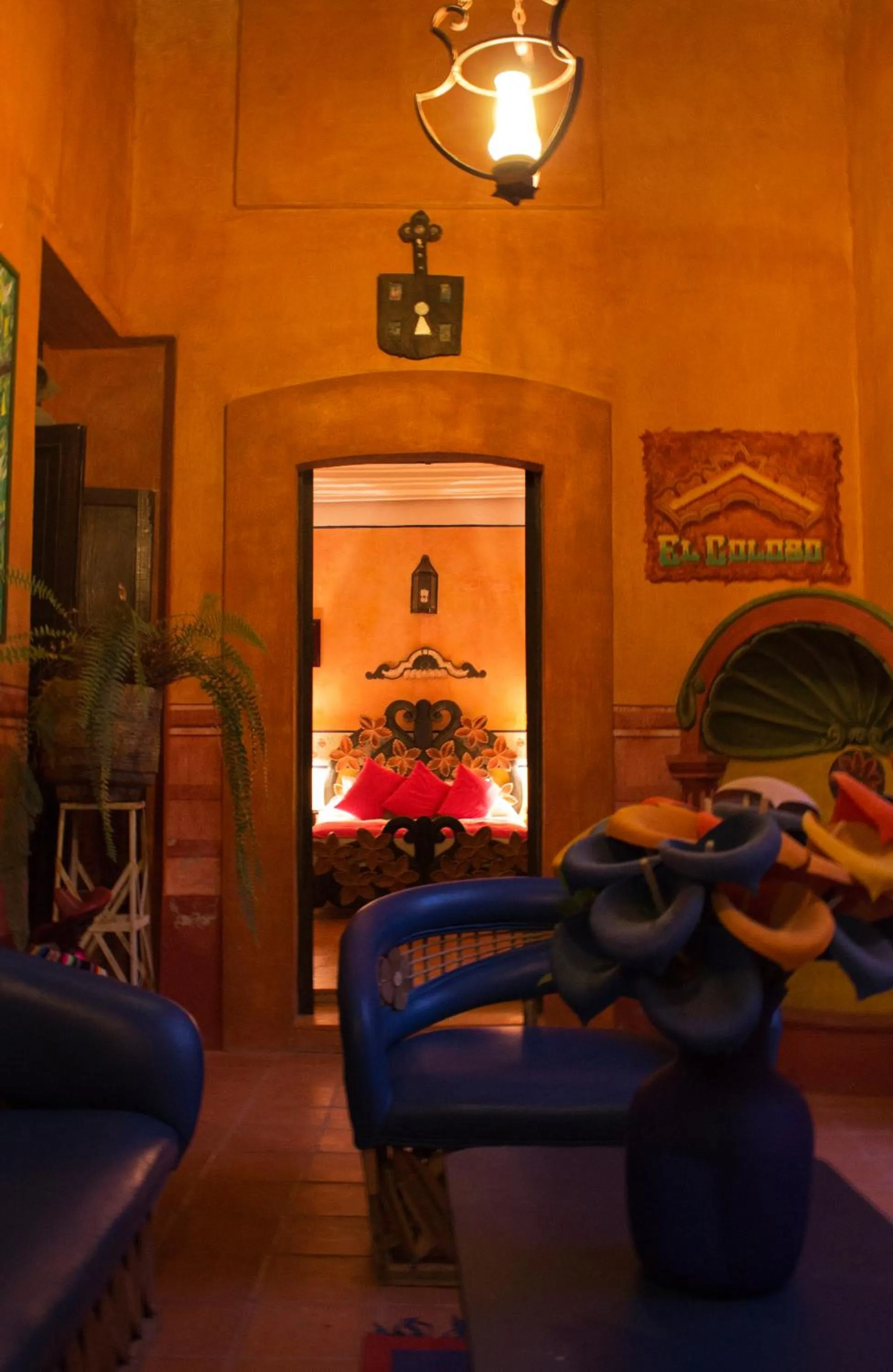 Living room in La Casona Minera