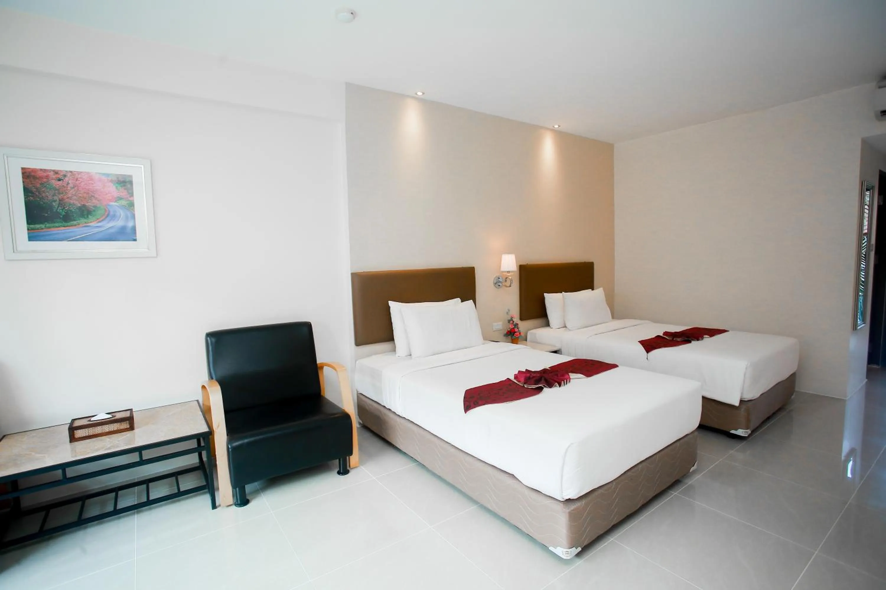 Bed in Summer Tree Hotel