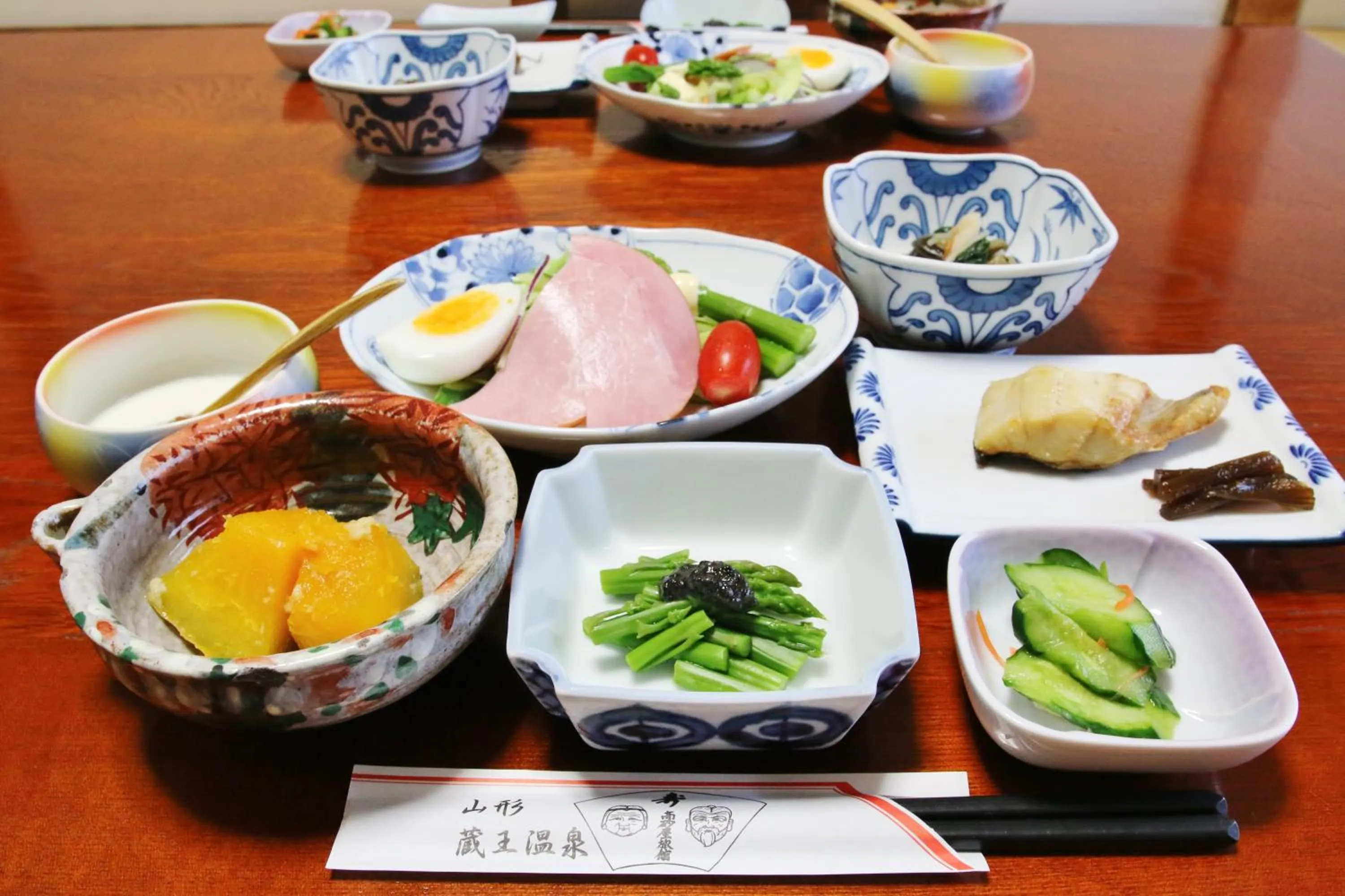 Breakfast in Takasagoya Ryokan