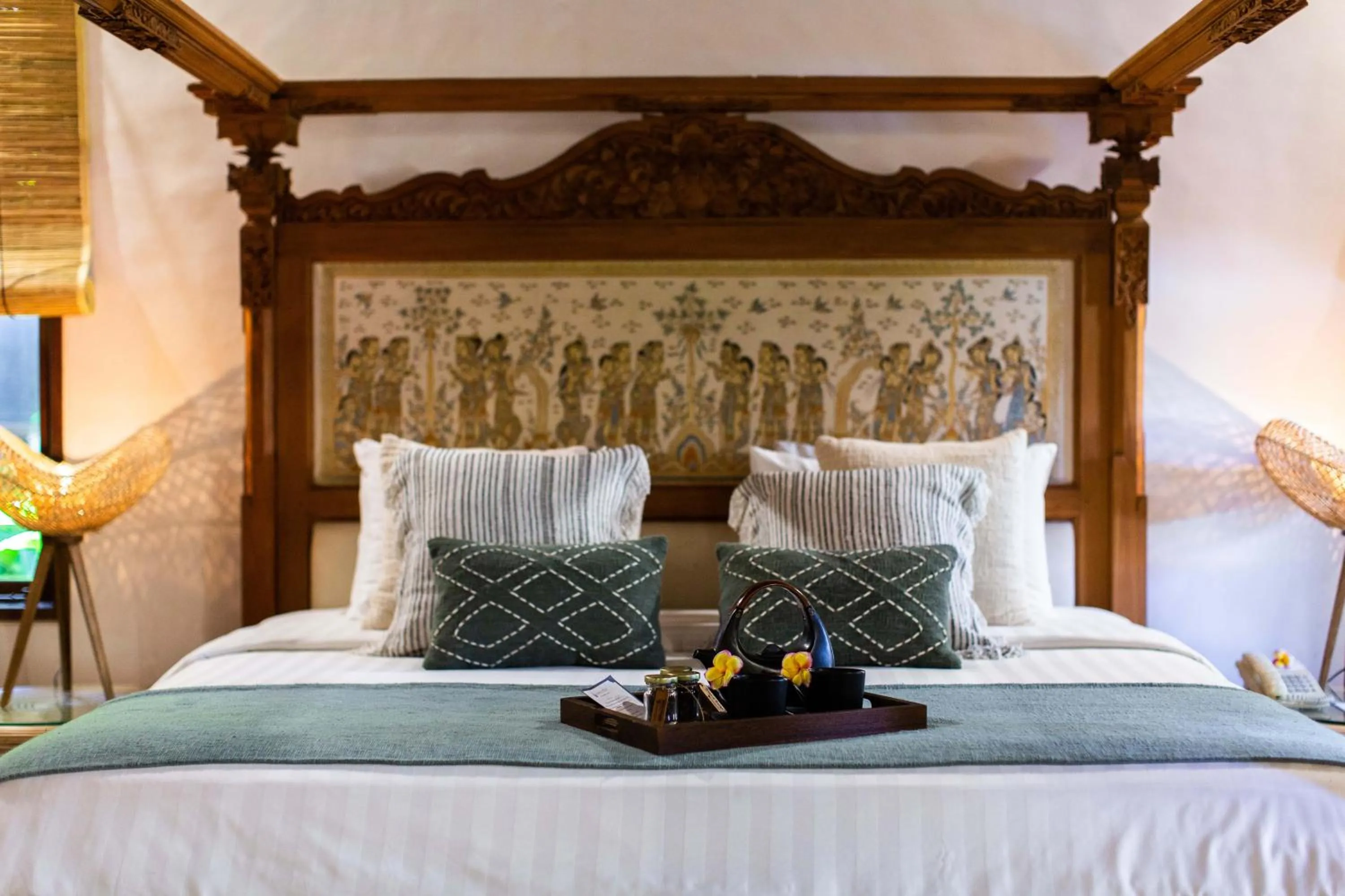 Bed in Vision Villa Resort