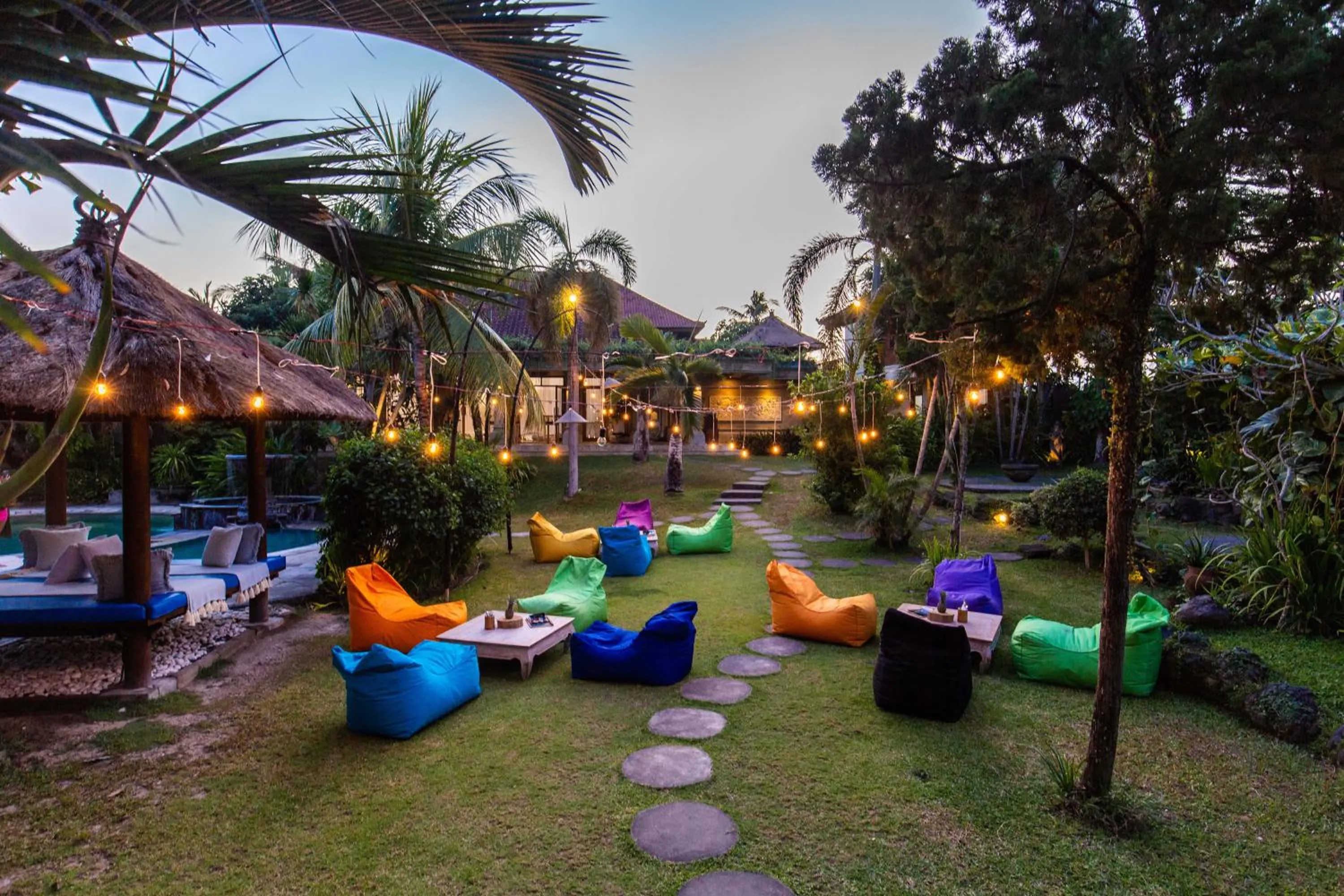 Garden in Vision Villa Resort