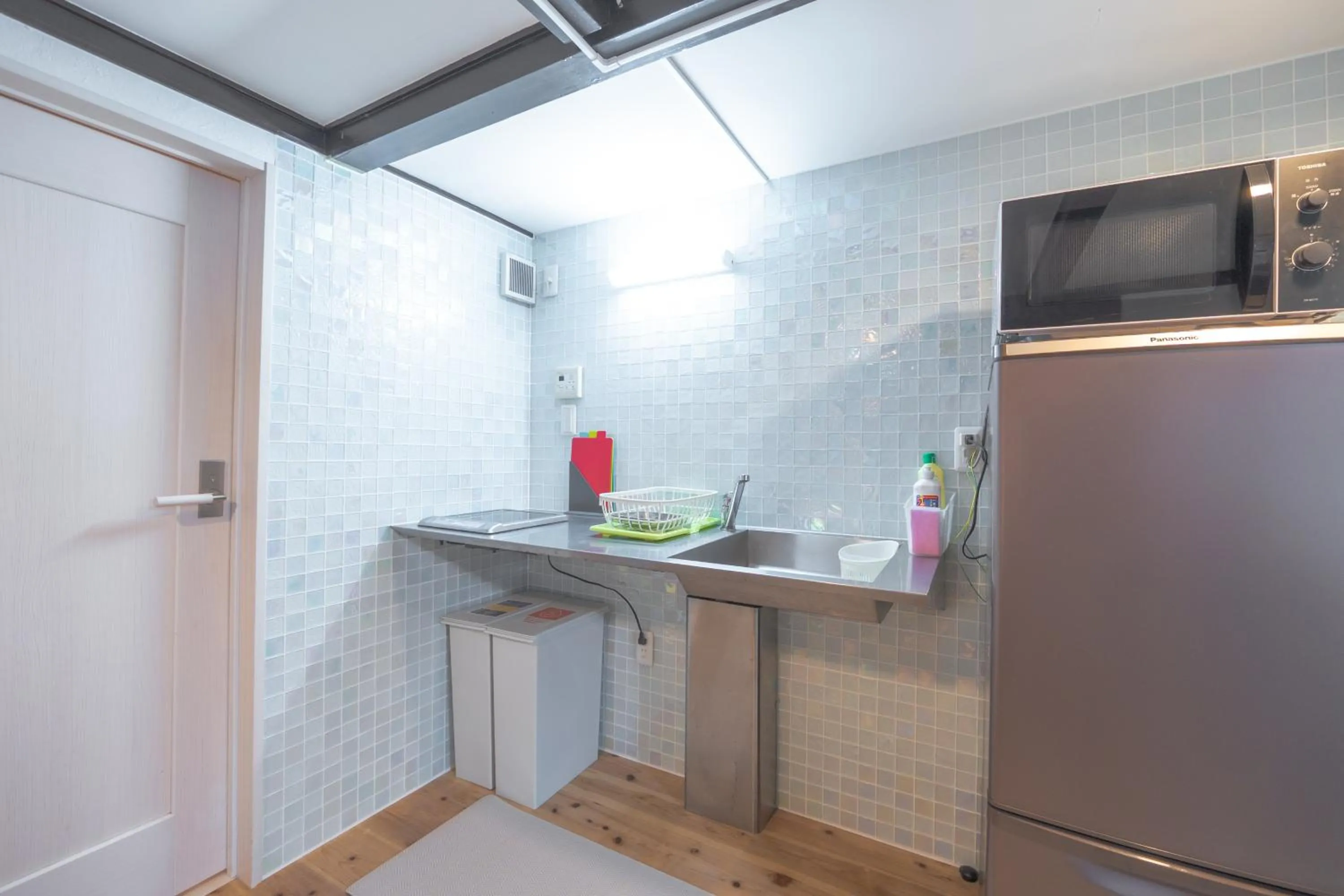 Kitchen or kitchenette in Guest house Connection Karasuma Gojo