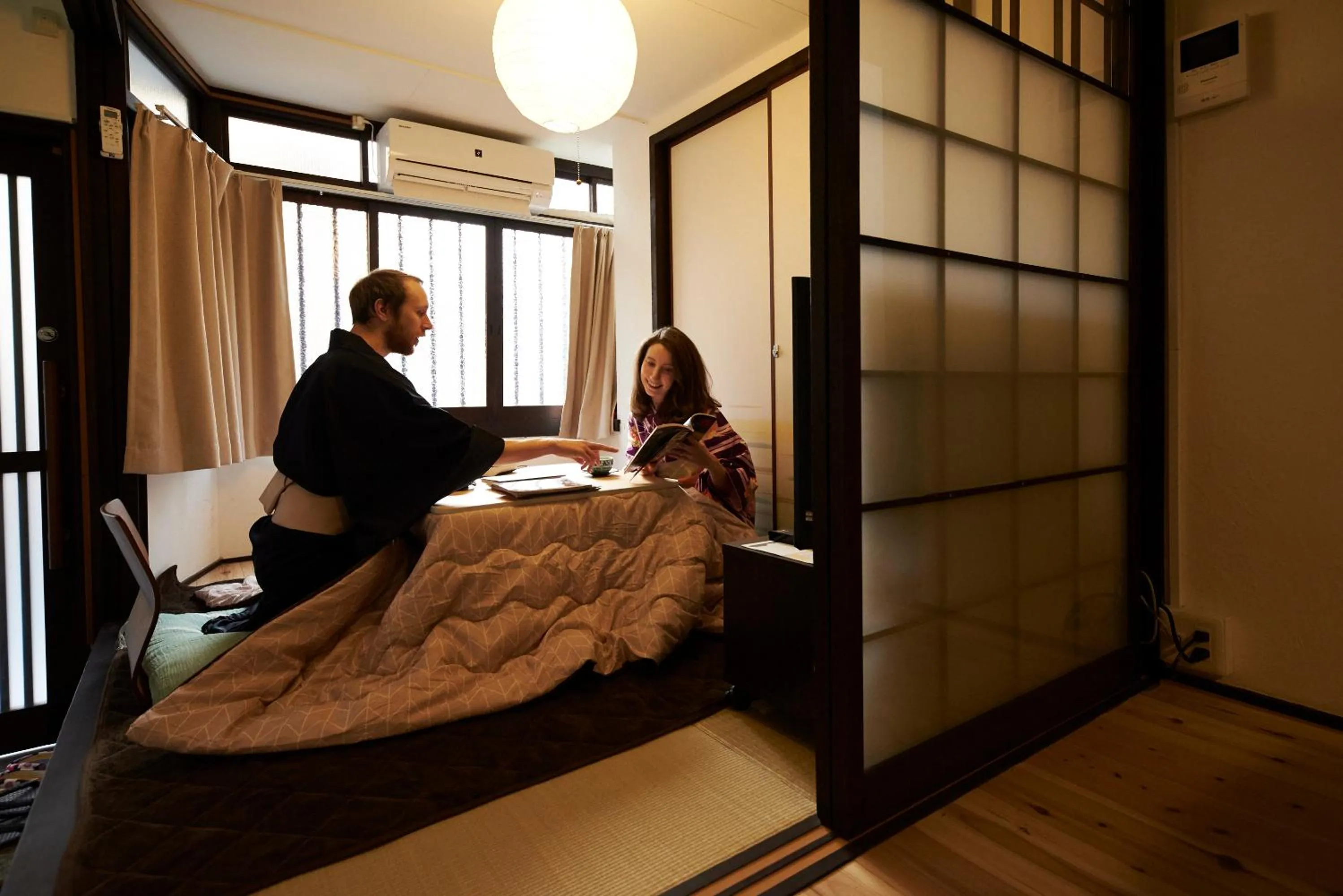 Living room in Guest house Connection Karasuma Gojo