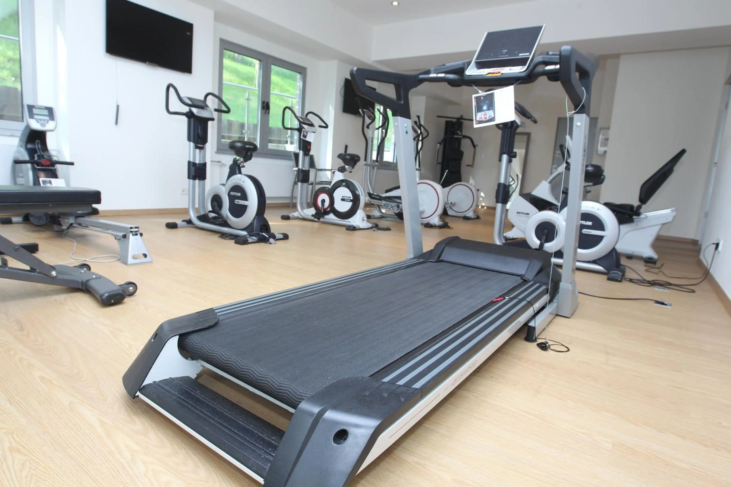 Fitness centre/facilities in Parc Hotel Alvisse