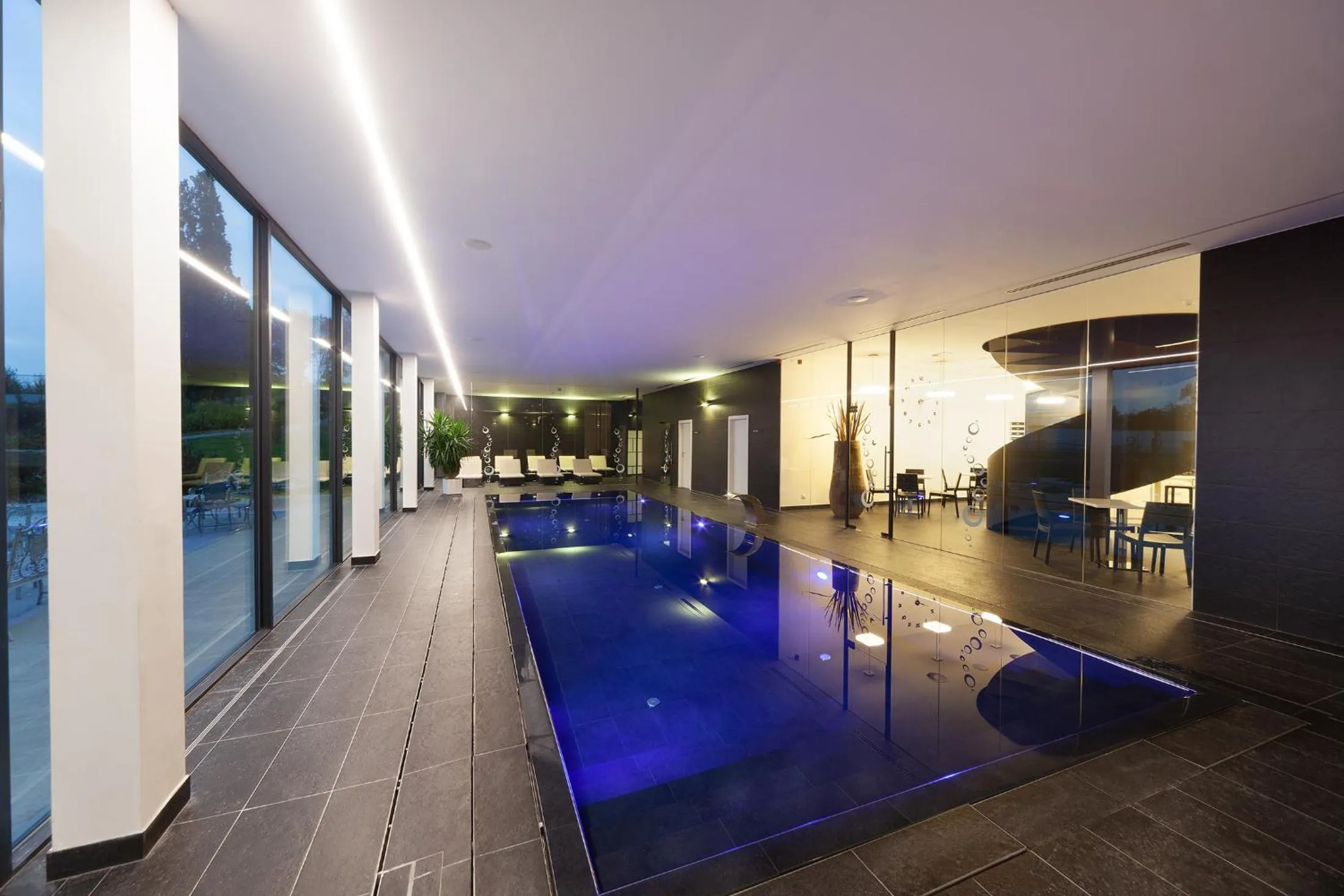 Swimming pool in Hotel Panství Dlouhá Lhota